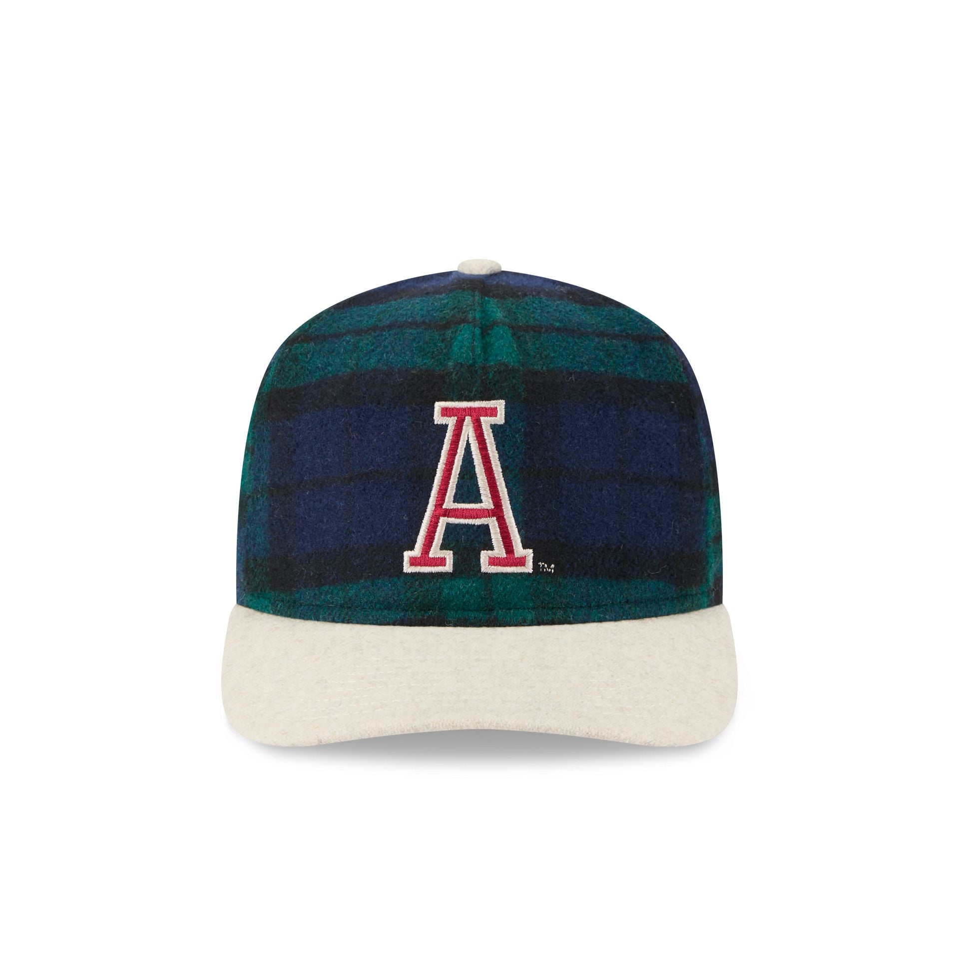 Alternative view of Alabama Crimson Tide College Vault Plaid Letterman 19Twenty Adjustable Hat