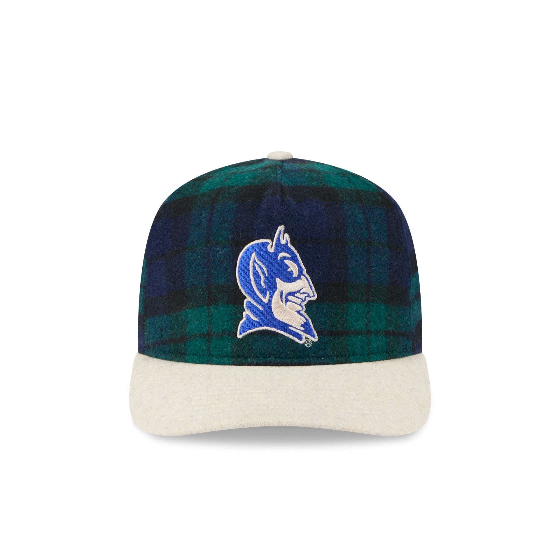 Alternative view of Duke Blue Devils Plaid Letterman 19Twenty Adjustable Hat
