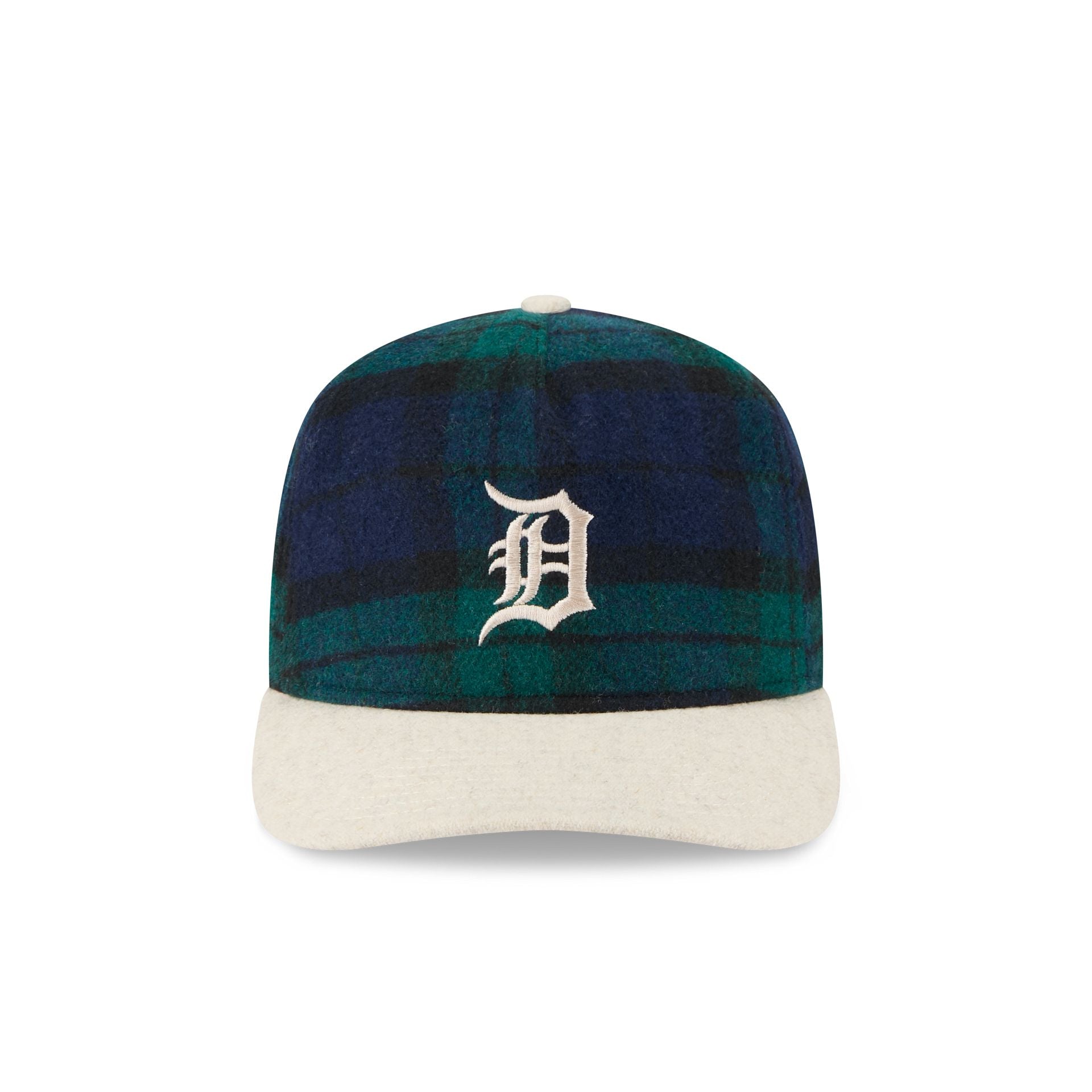 Alternative view of Detroit Tigers Plaid Letterman 19Twenty Adjustable Hat