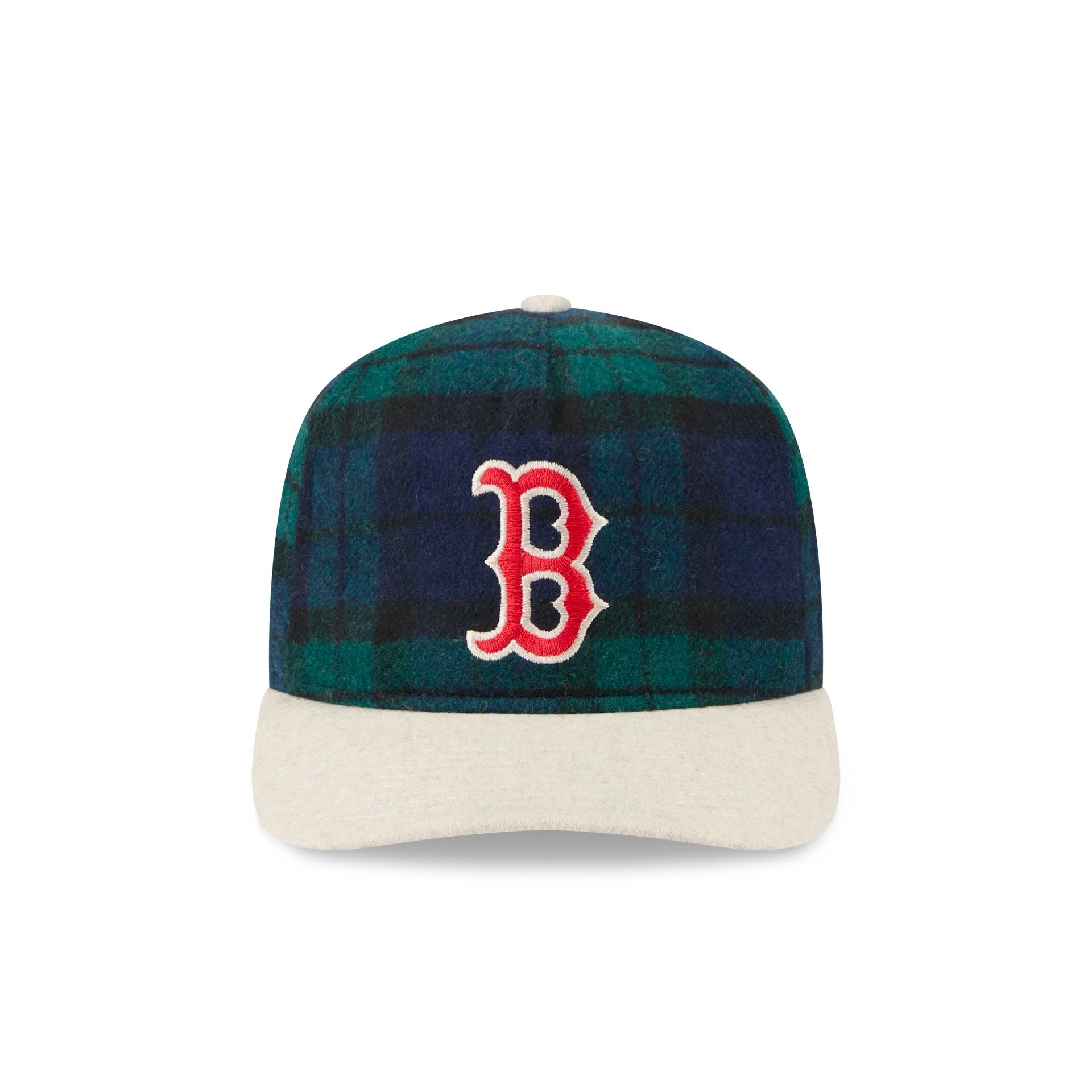 Alternative view of Boston Red Sox Plaid Letterman 19Twenty Adjustable Hat