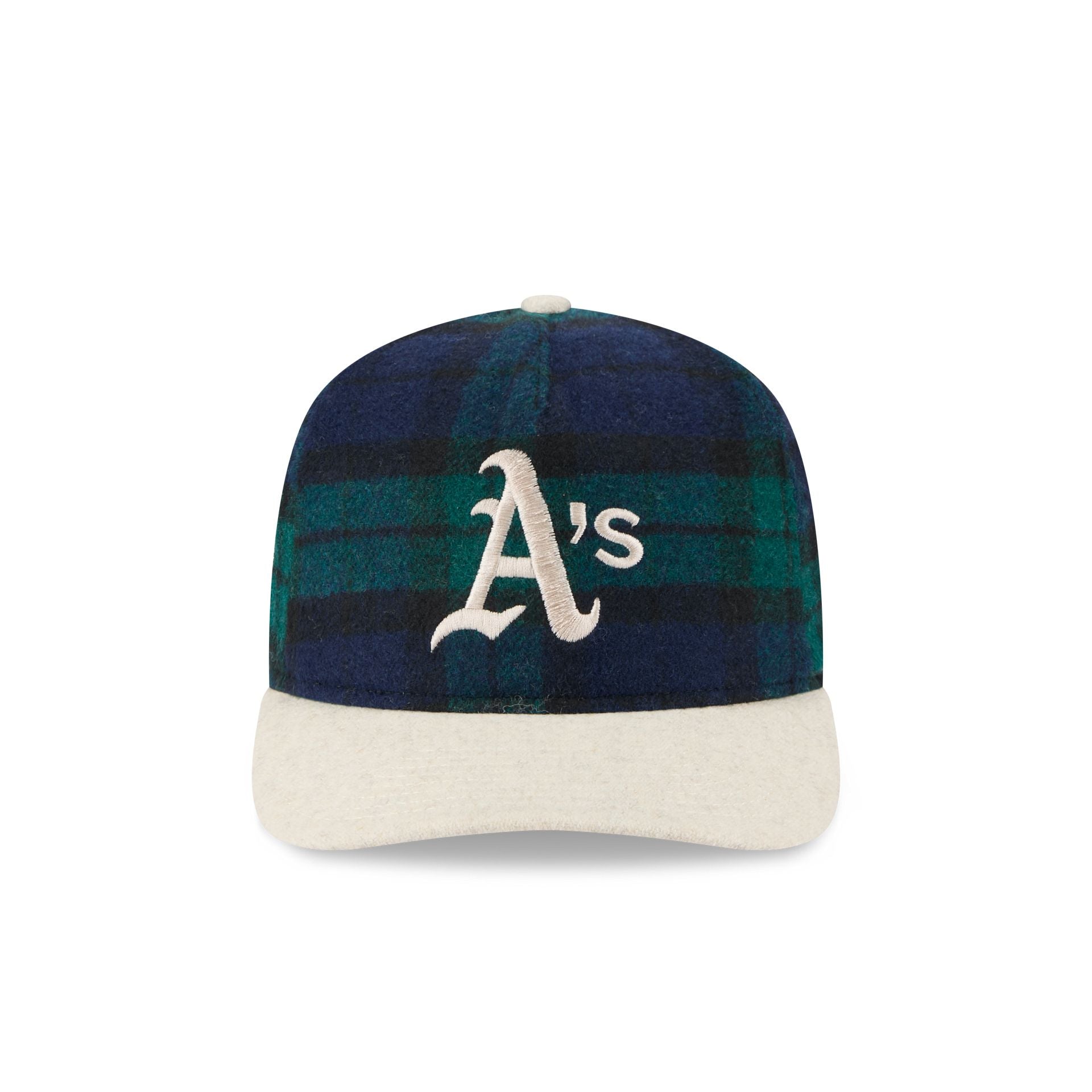Alternative view of Athletics Plaid Letterman 19Twenty Adjustable Hat