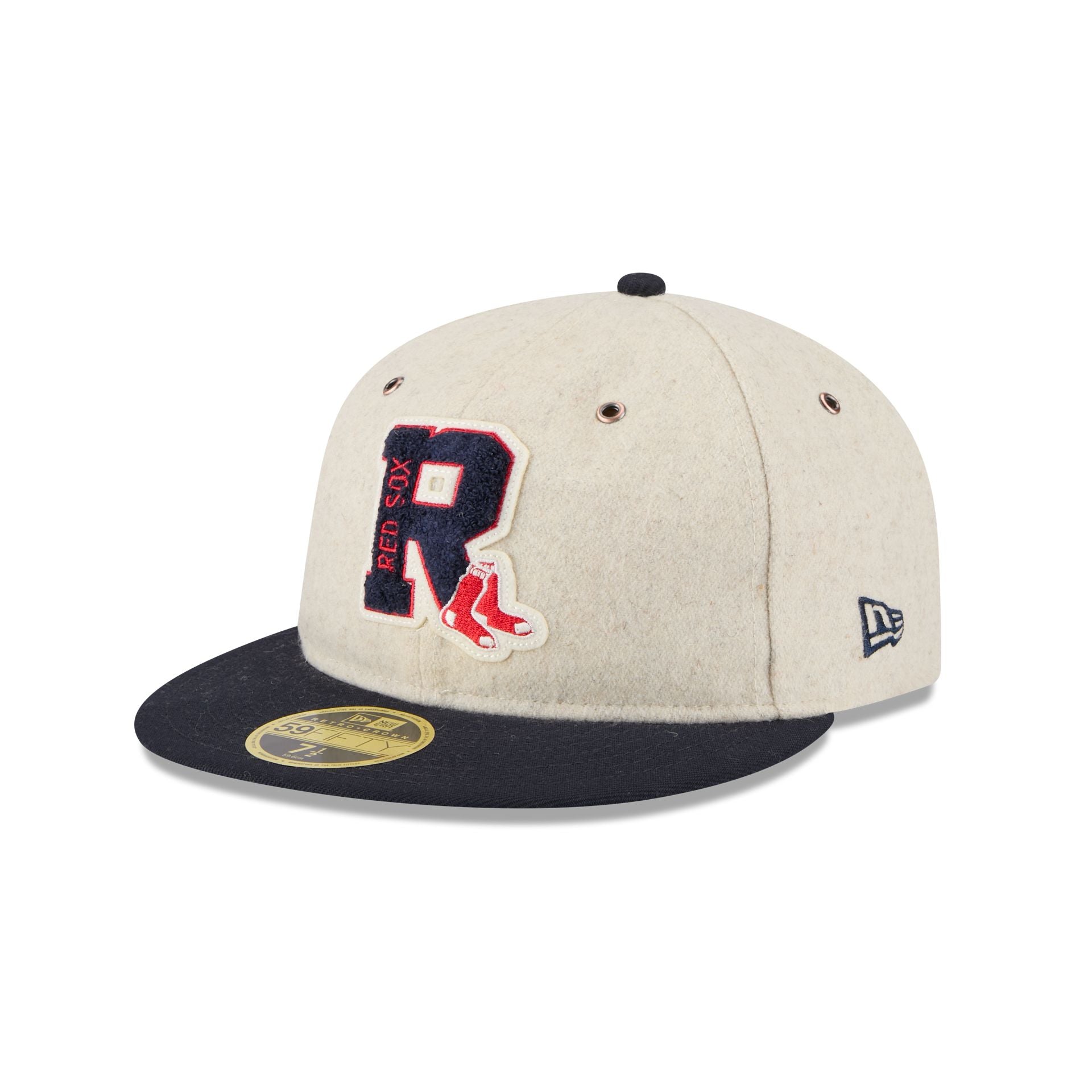 Boston Red Sox Wool Letterman Retro Crown 59Fifty Fitted Hat