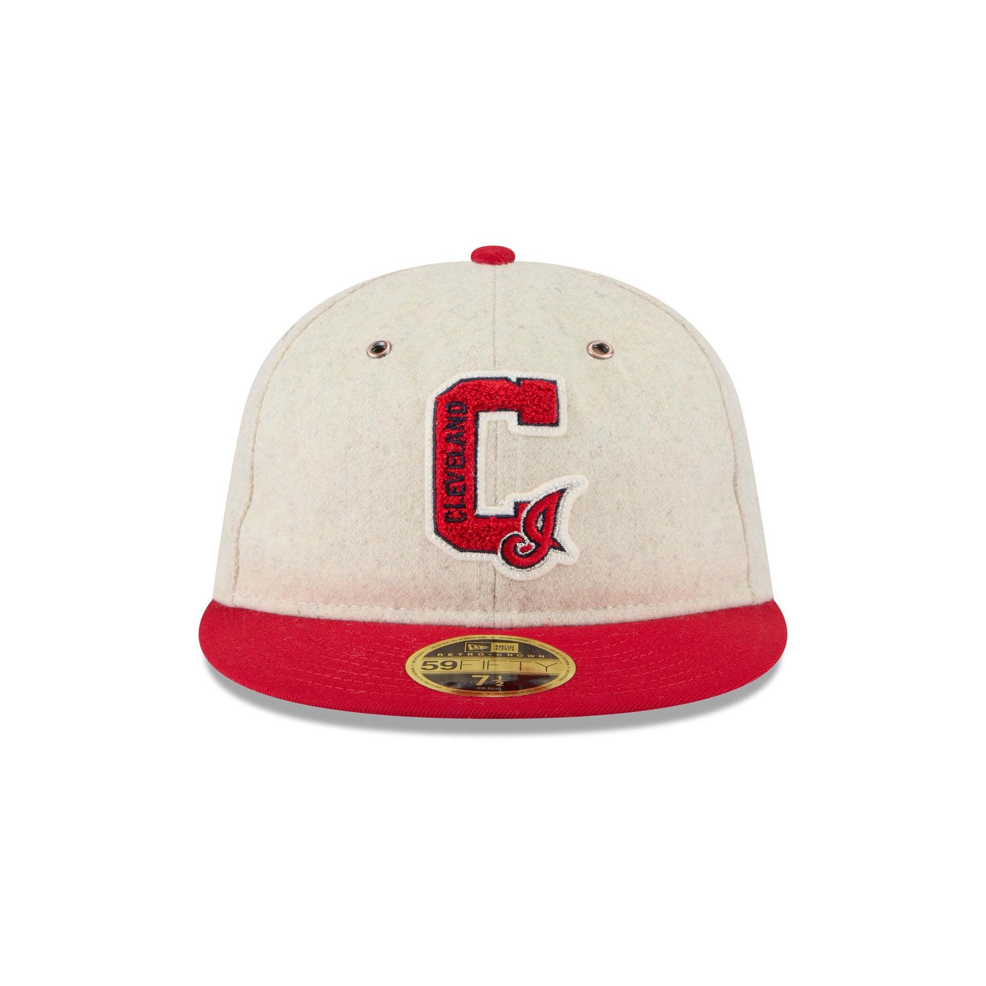 Alternative view of Cleveland Guardians Wool Letterman Retro Crown 59Fifty Fitted Hat