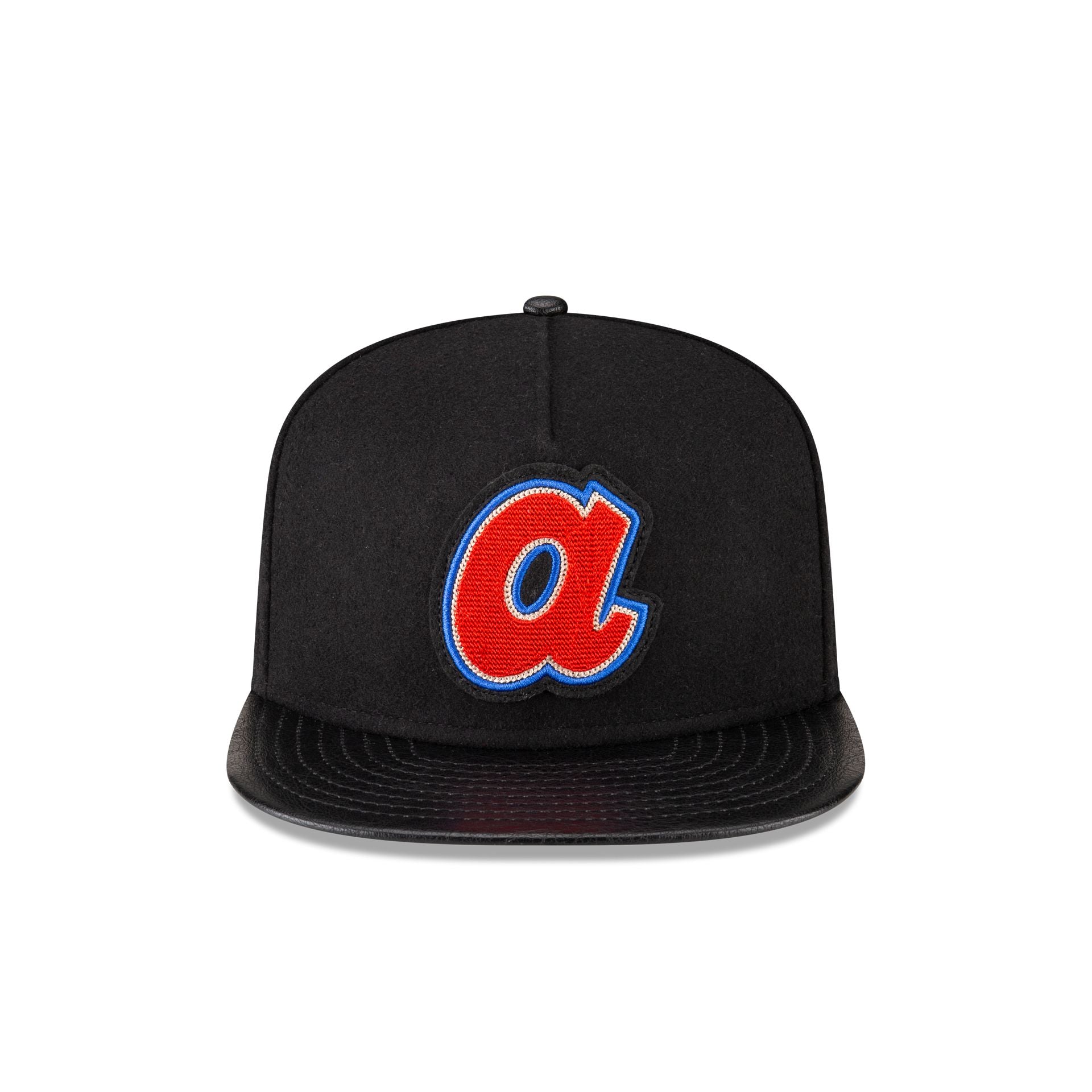 Alternative view of Atlanta Braves Wool Letterman 9Fifty A-Frame Snapback Hat
