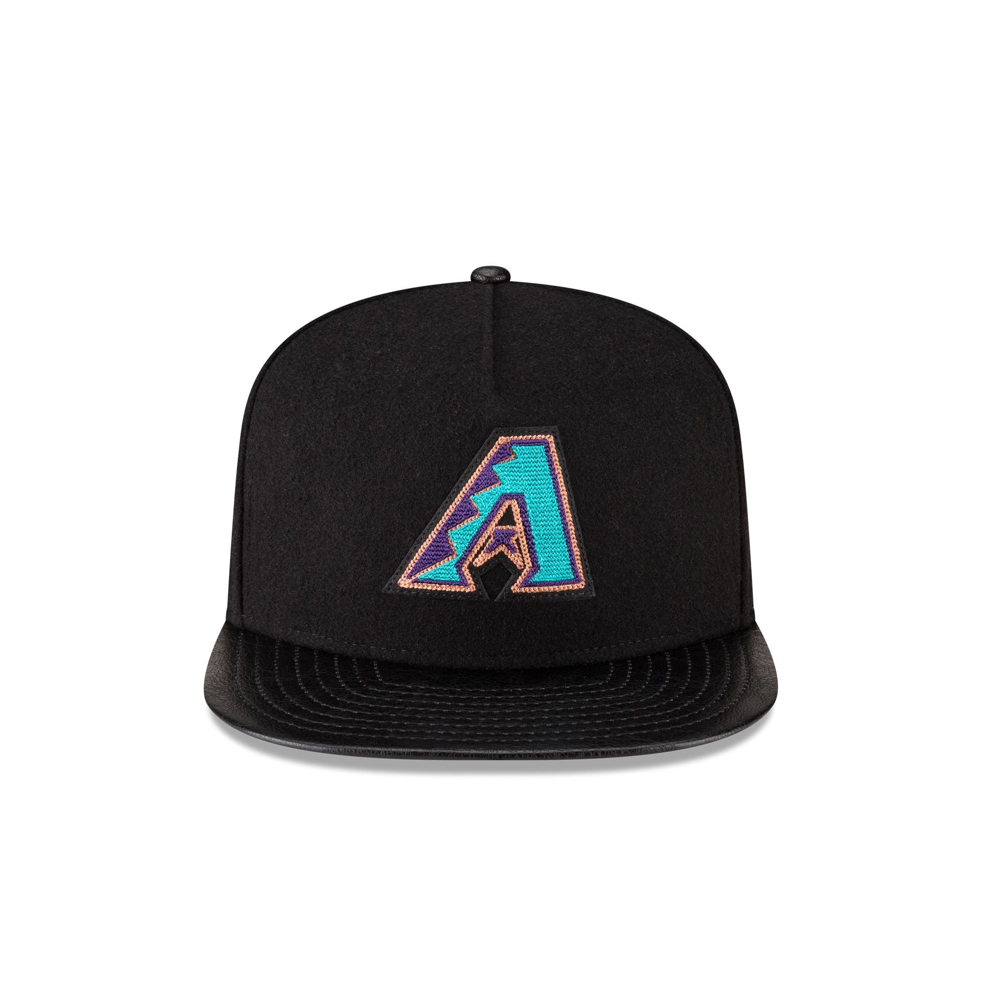 Alternative view of Arizona Diamondbacks Wool Letterman 9Fifty A-Frame Snapback Hat