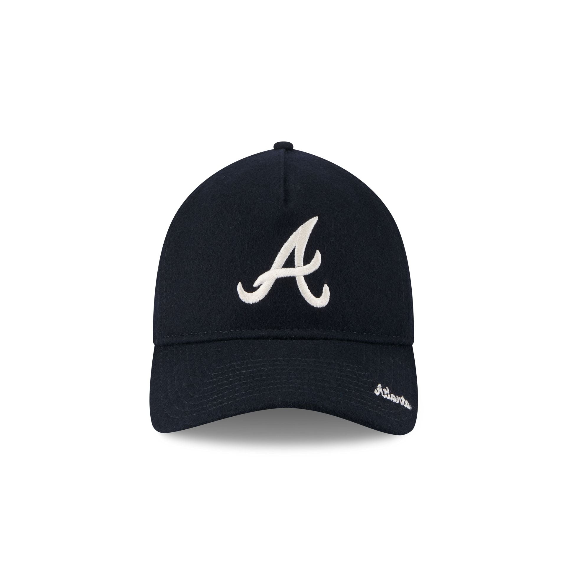 Alternative view of Atlanta Braves Wool Letterman 9Twenty A-Frame Adjustable Hat Adjustable Hat