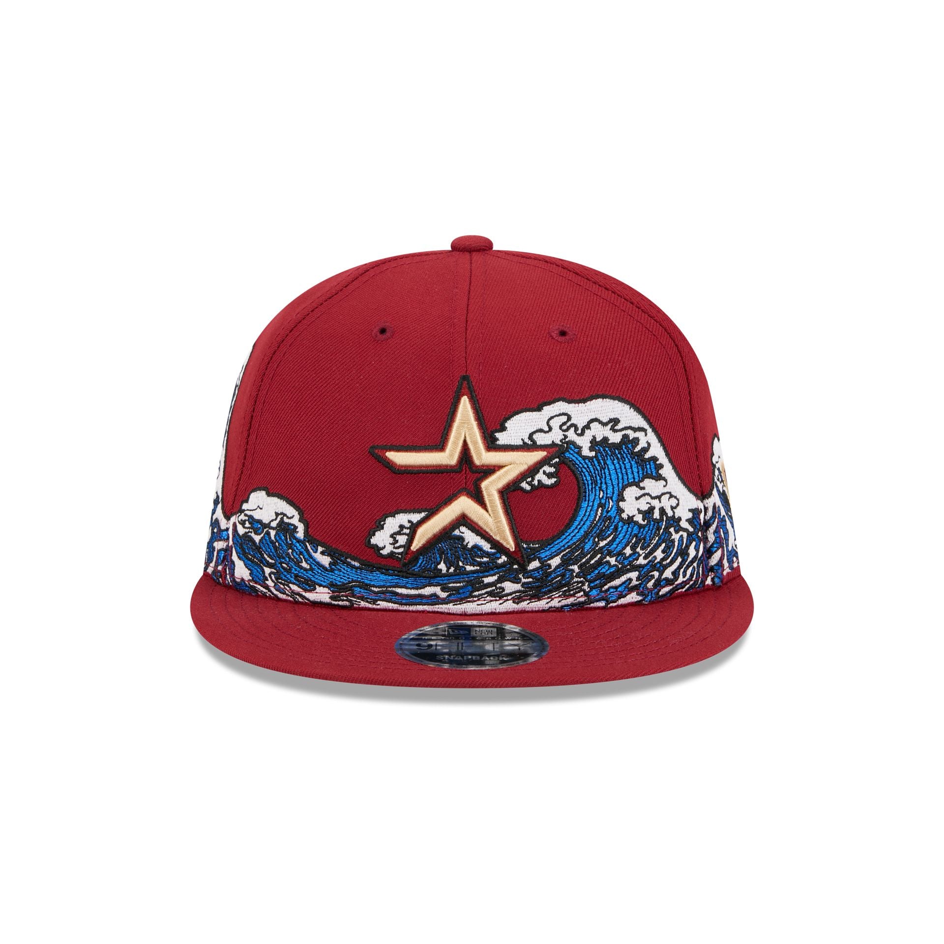 Alternative view of Houston Astros Tidal Flow Retro Crown 9Fifty Adjustable Hat