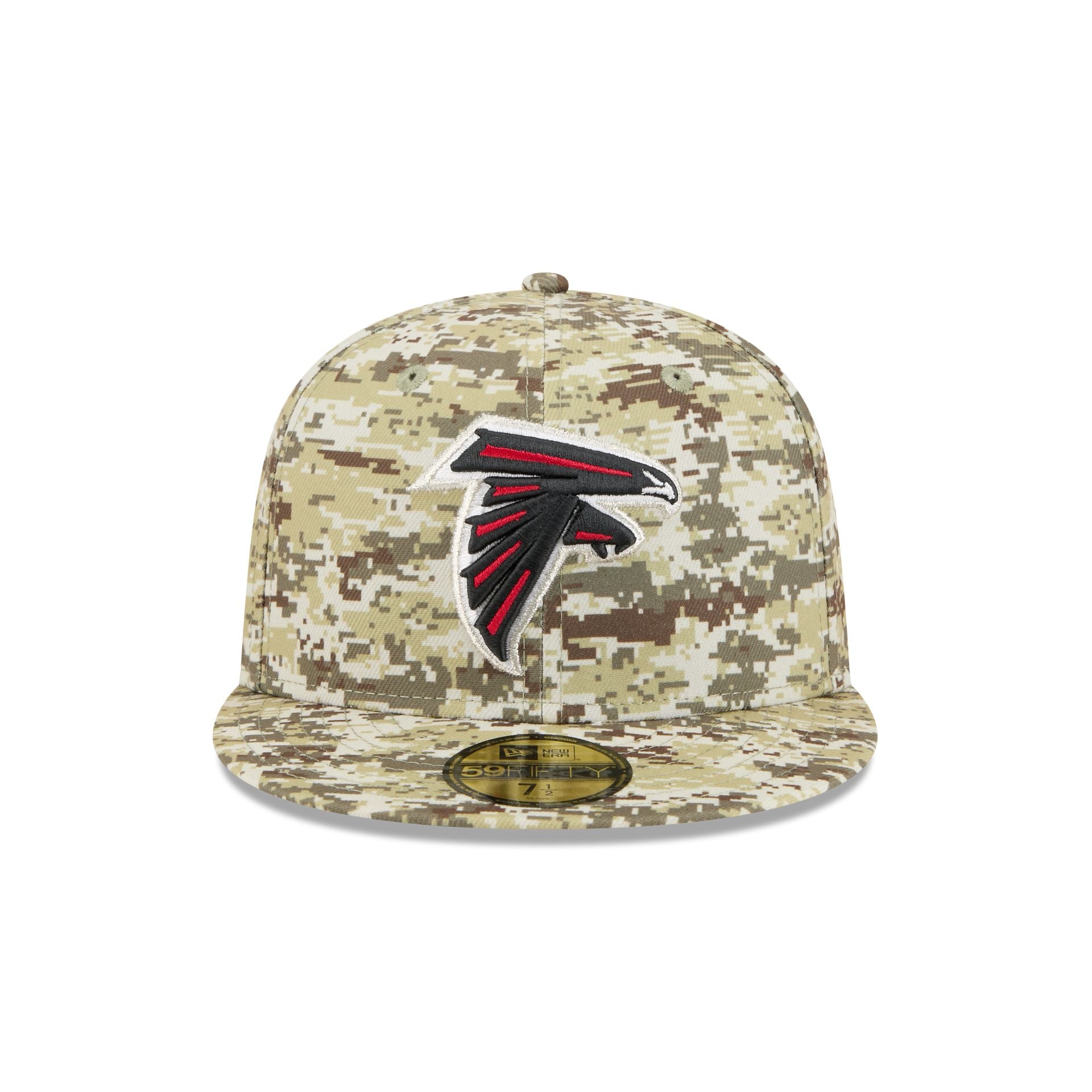 Alternative view of Atlanta Falcons 2025 Salute To Service Fan Gear 59Fifty Fitted Hat