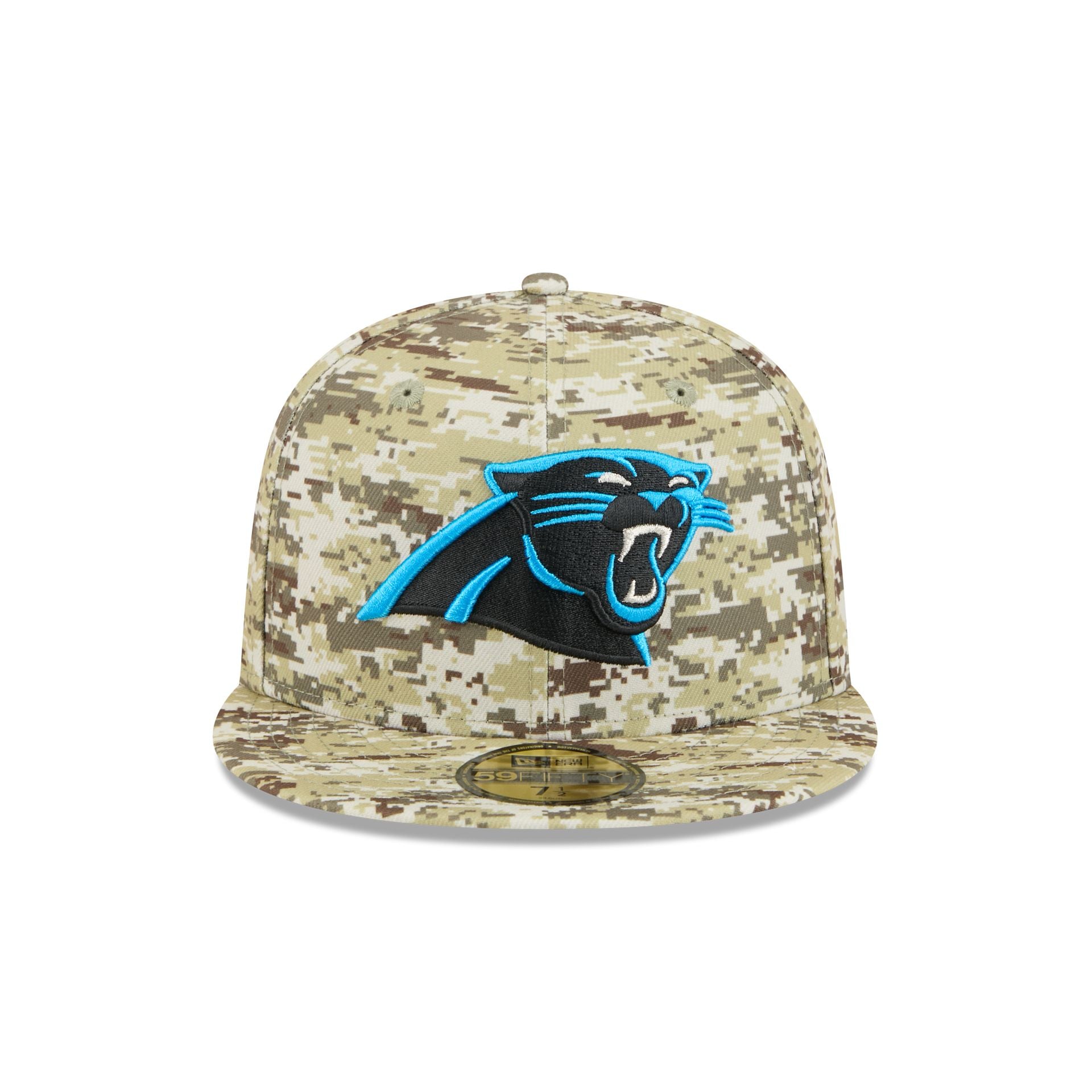 Alternative view of Carolina Panthers 2025 Salute To Service Fan Gear 59Fifty Fitted Hat