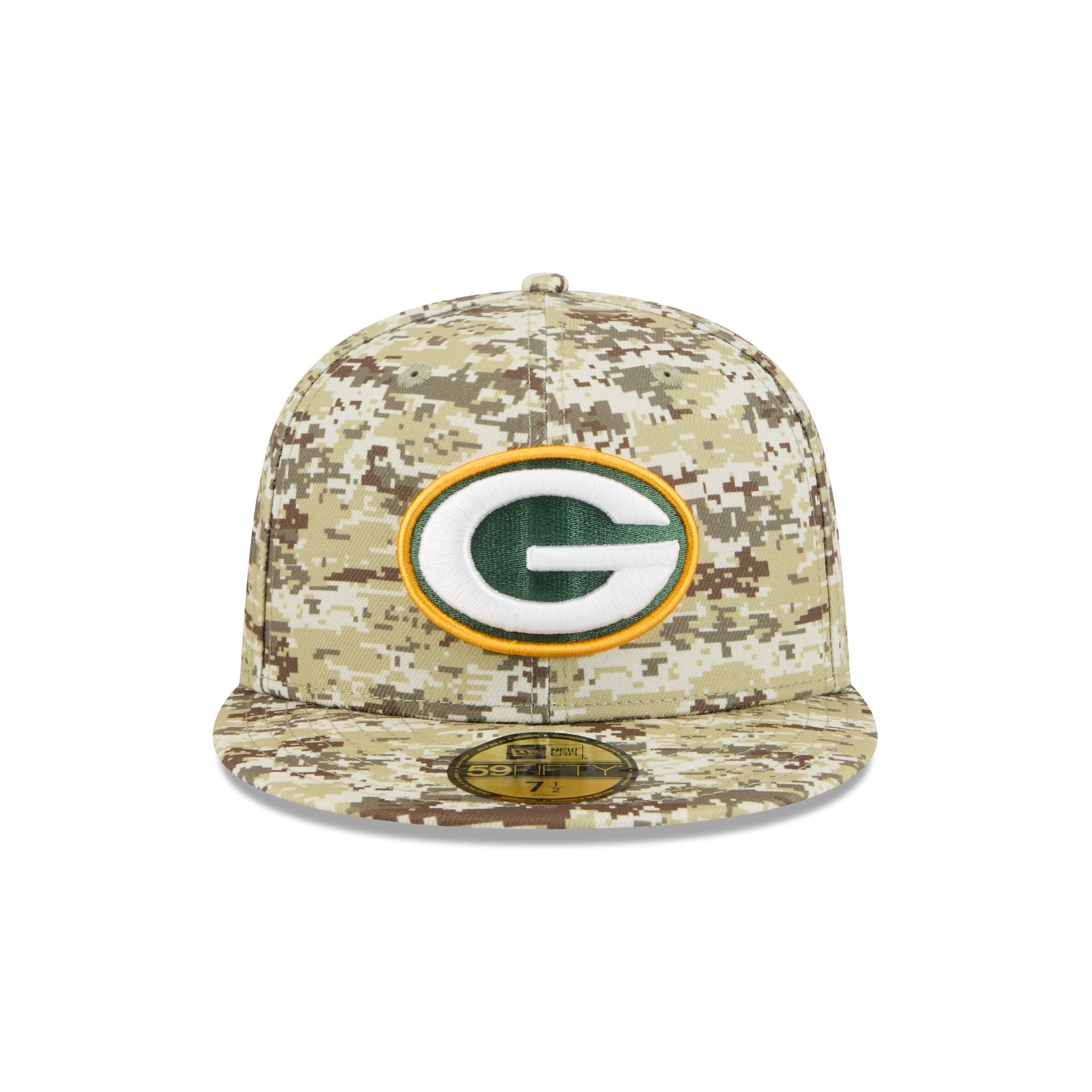 Alternative view of Green Bay Packers 2025 Salute To Service Fan Gear 59Fifty Fitted Hat