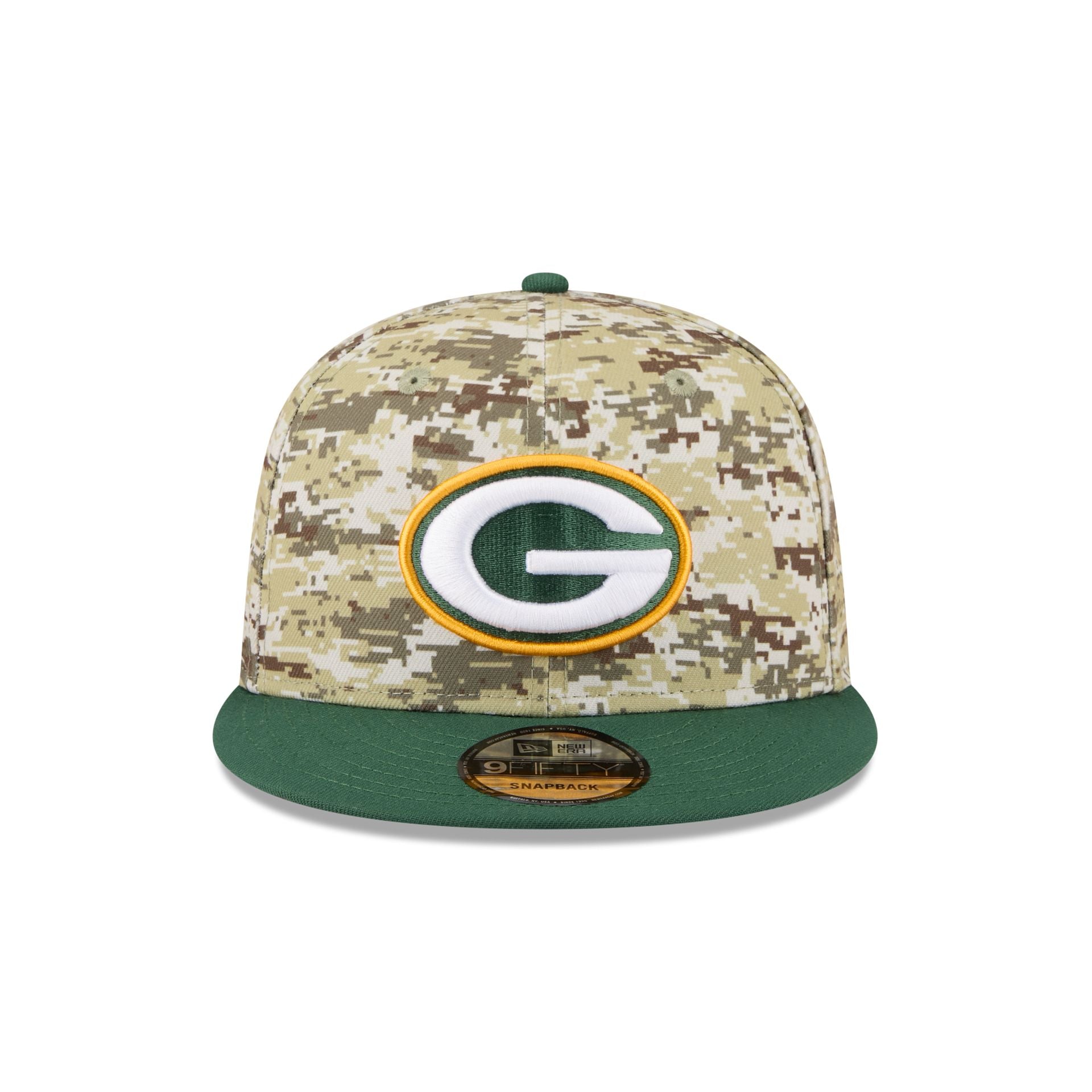 Alternative view of Green Bay Packers 2025 Salute To Service Fan Gear 9Fifty Snapback Hat