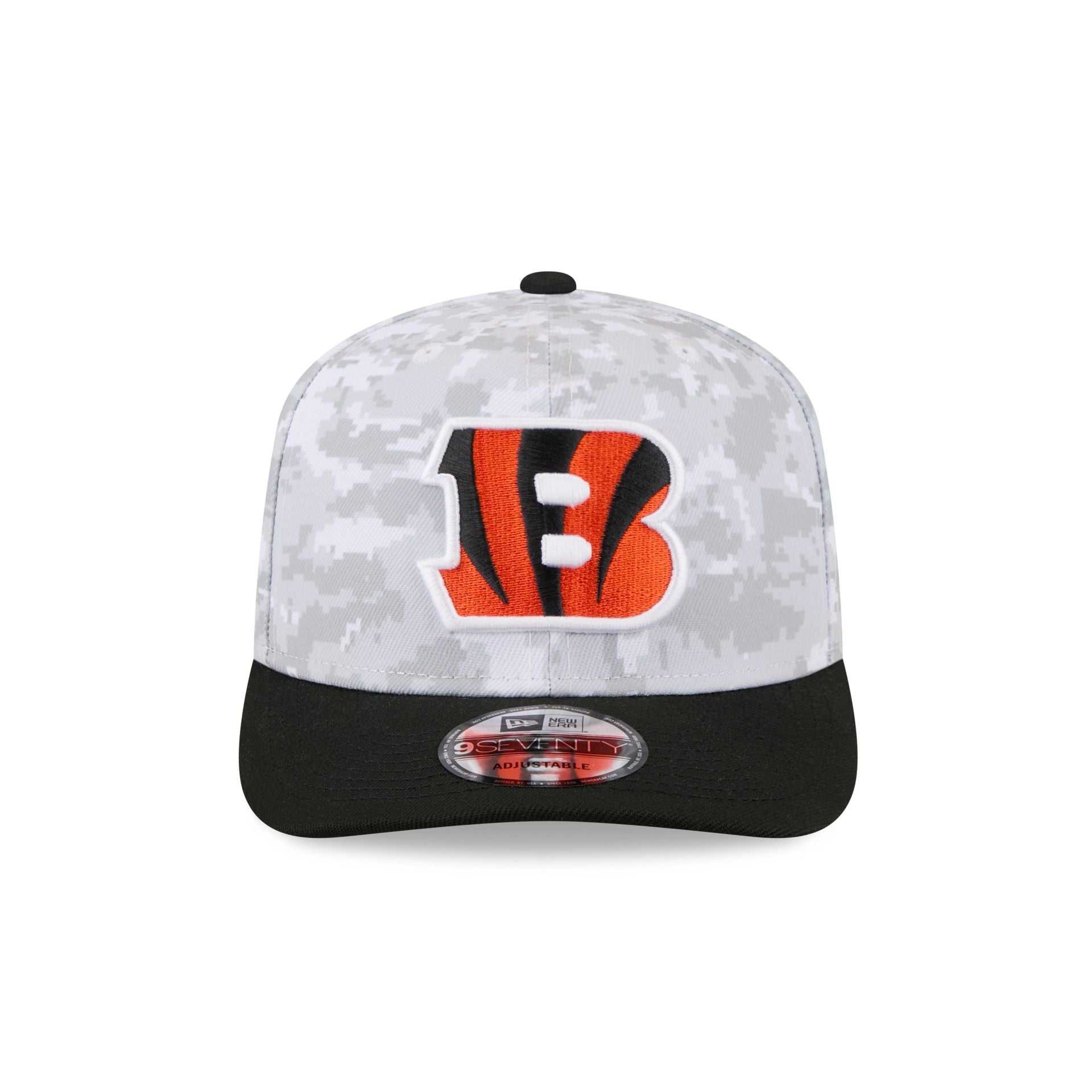 Alternative view of Cincinnati Bengals 2025 Salute To Service Fan Gear 9Seventy Stretch-Snap Hat