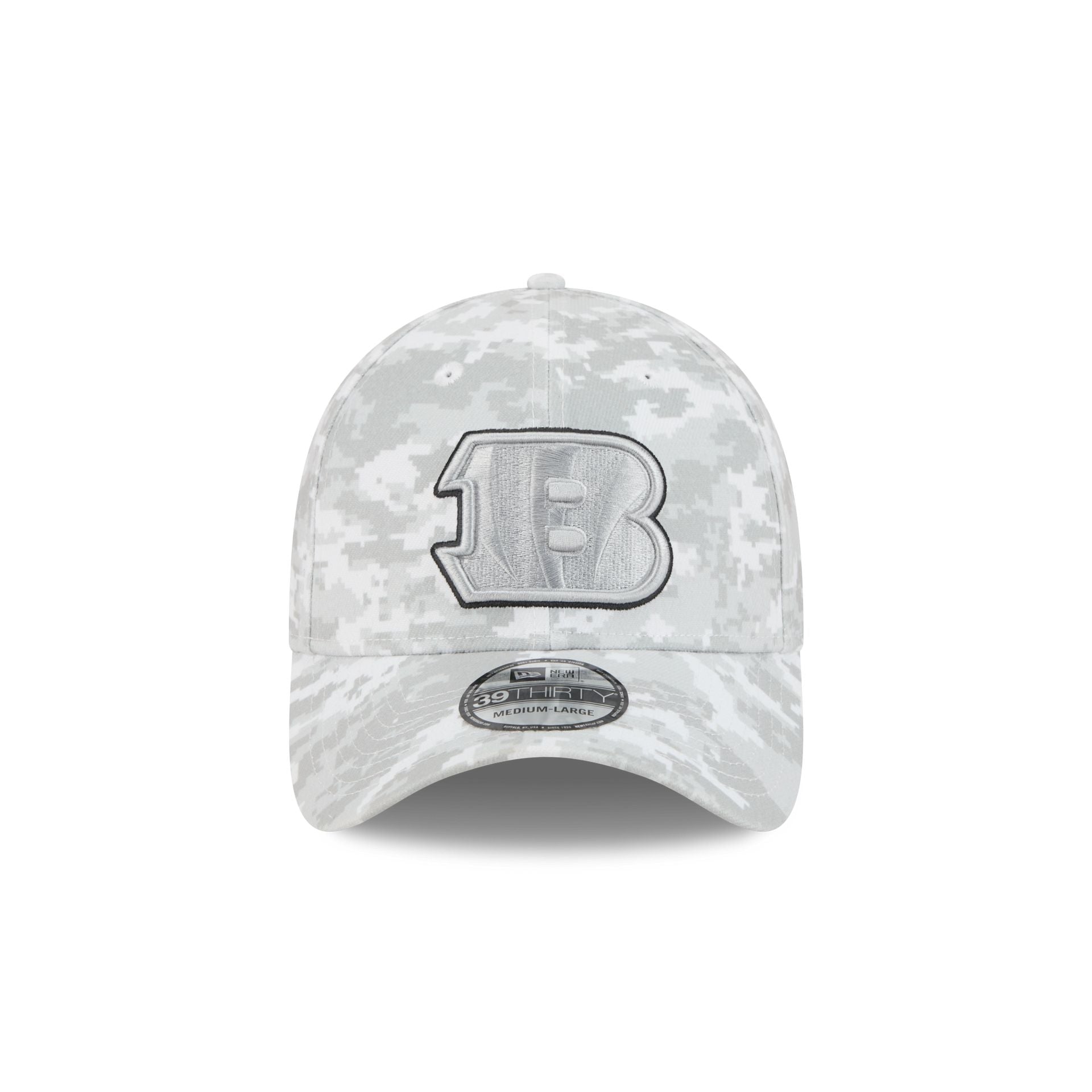 Alternative view of Cincinnati Bengals 2025 Salute To Service Fan Gear 39Thirty Stretch Fit Hat