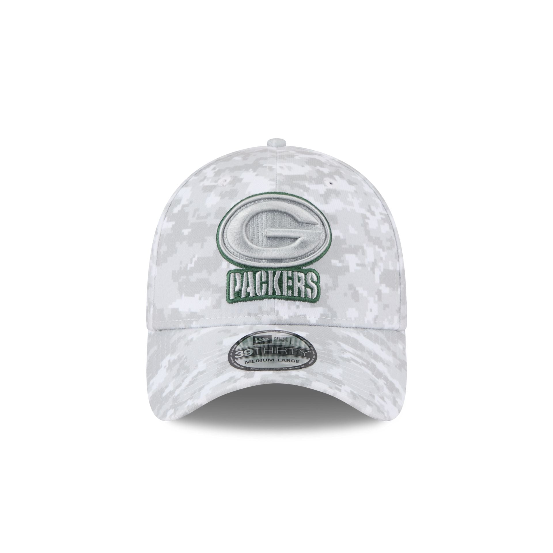 Alternative view of Green Bay Packers 2025 Salute To Service Fan Gear 39Thirty Stretch Fit Hat