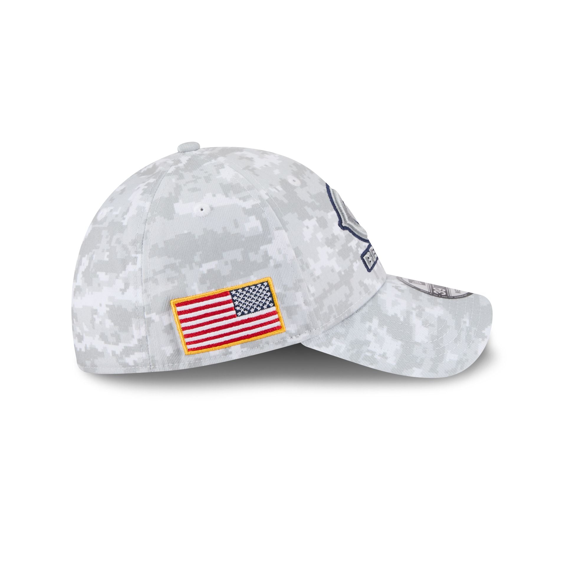Chicago Bears 2025 Salute To Service Fan Gear 39Thirty Stretch Fit Hat - Image 4