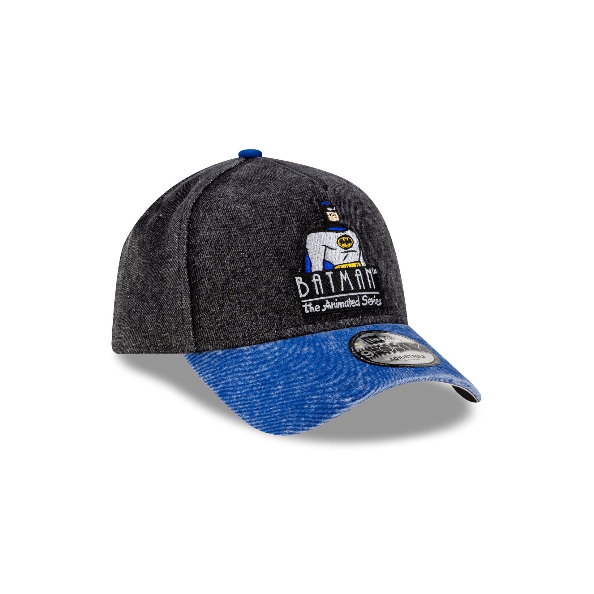 Batman The Animated Series Acid Washed 9Forty A-Frame Snapback Hat - Image 3