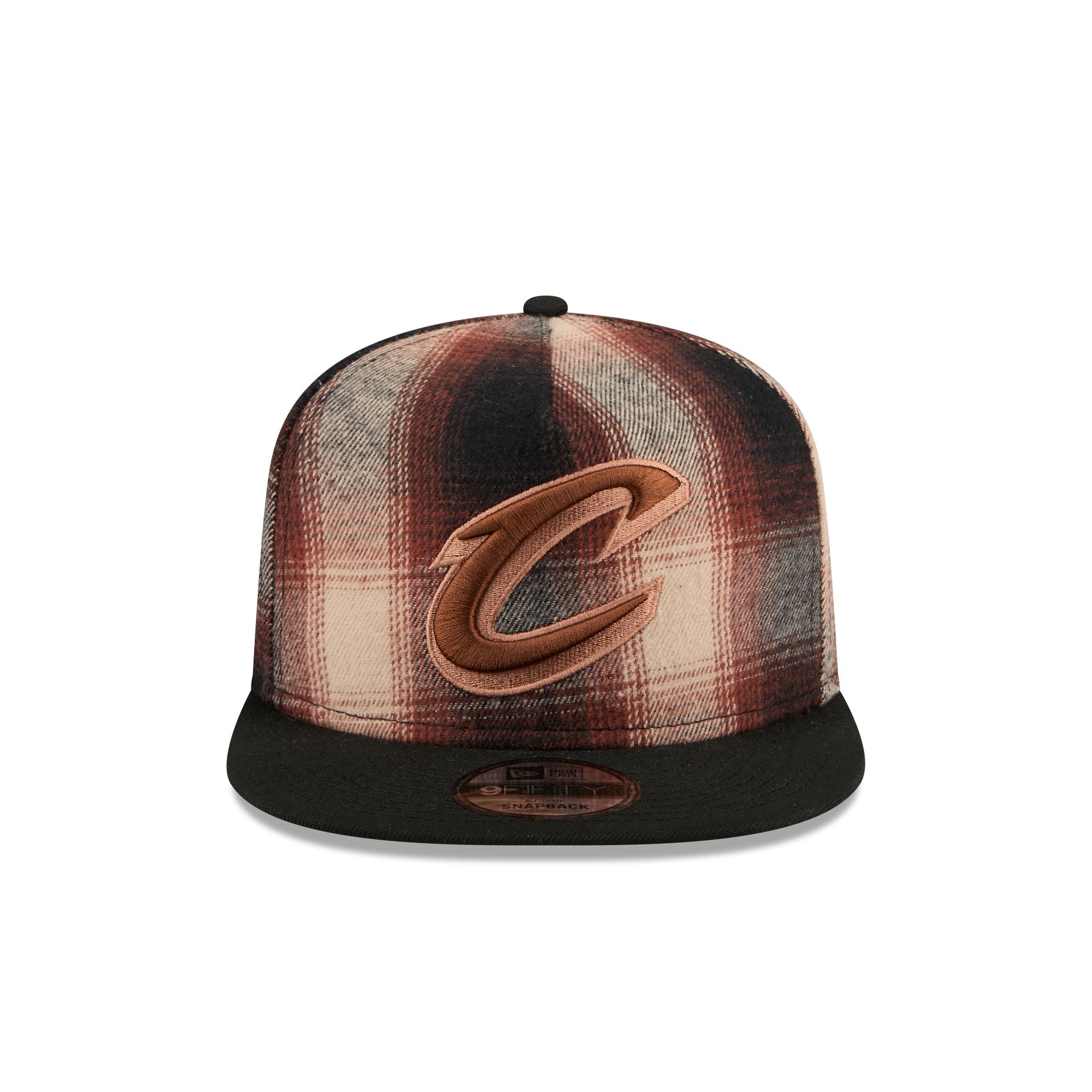 Alternative view of Cleveland Cavaliers Grunge Plaid 9Fifty A-Frame Adjustable Hat