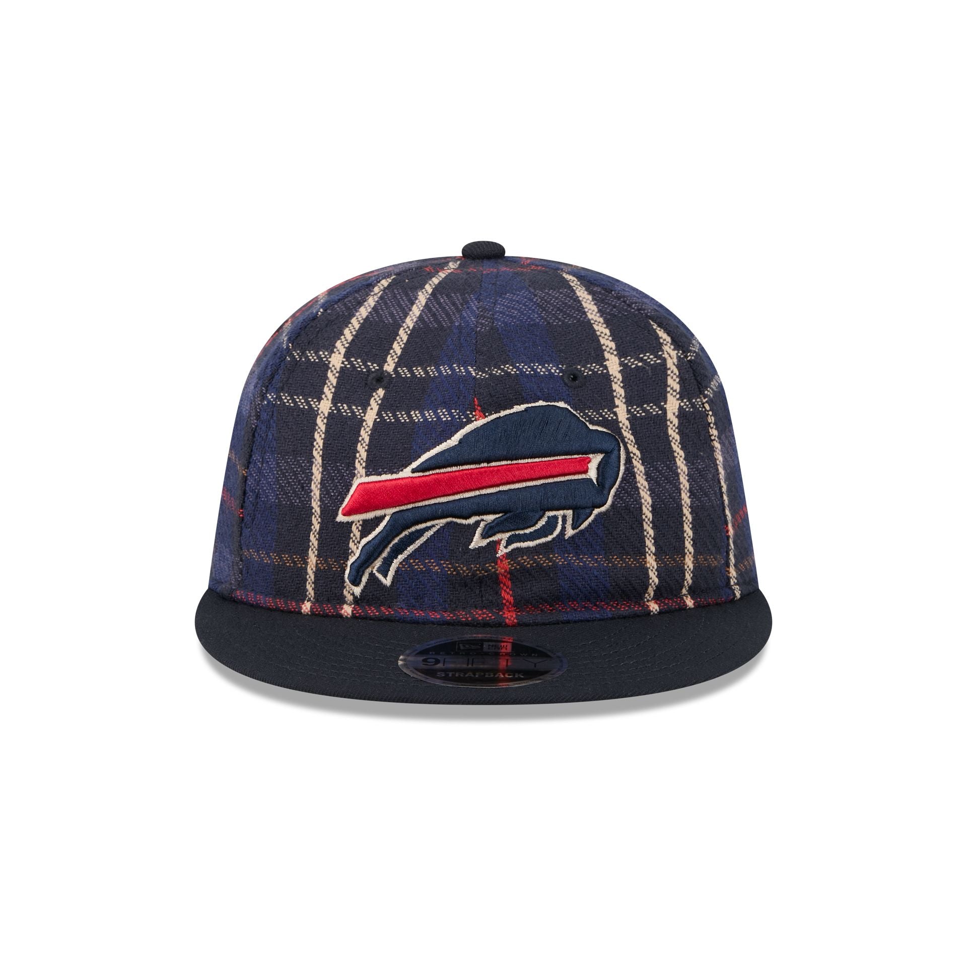 Alternative view of Buffalo Bills Grunge Plaid Retro Crown 9Fifty Adjustable Hat