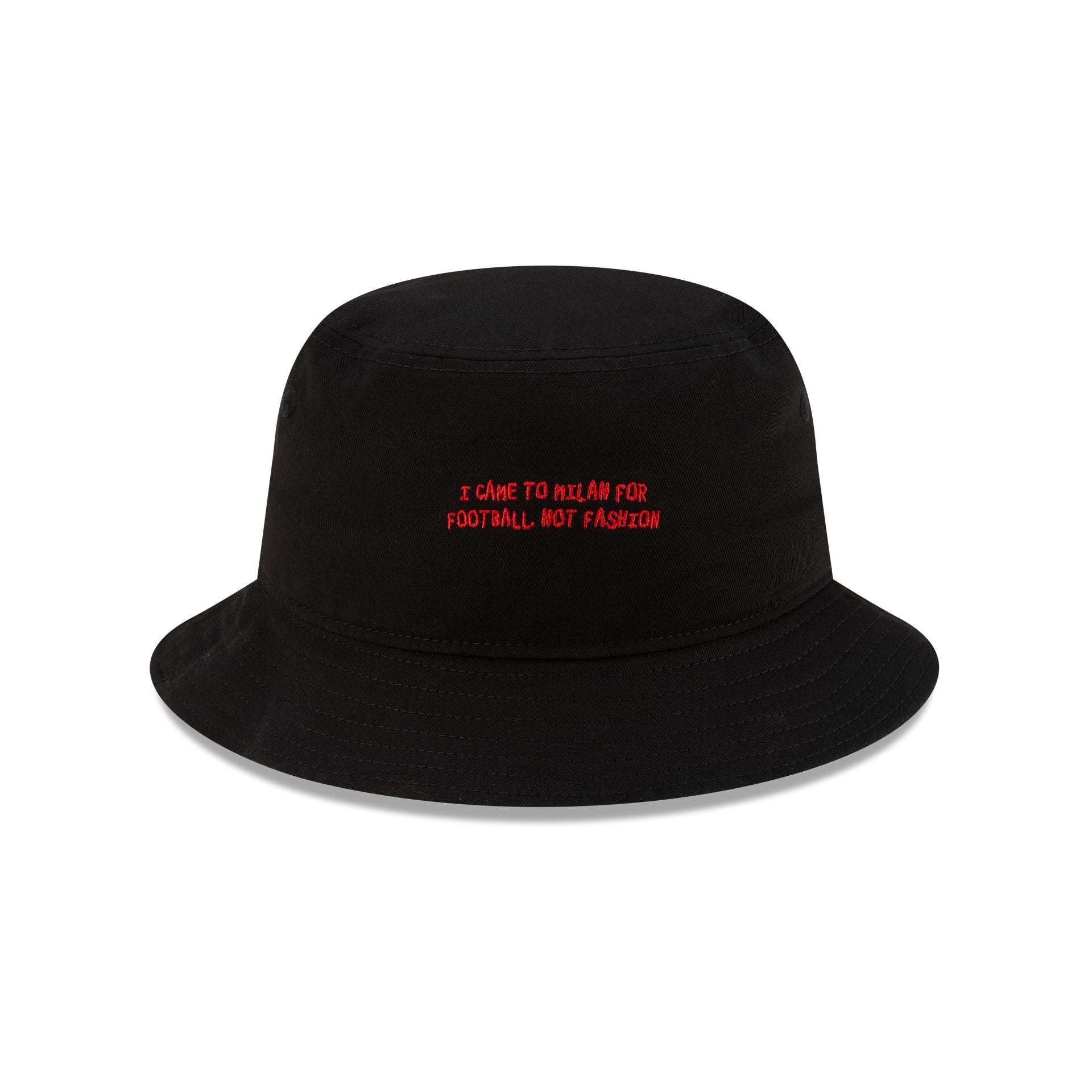 Alternative view of Ac Milan Phrase Black Bucket Hat Hat