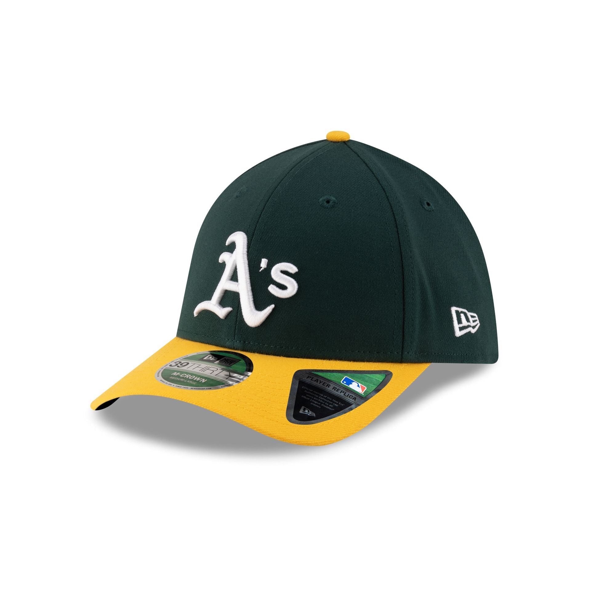 Athletics Player Replica 39Thirty M-Crown Stretch Fit Hat