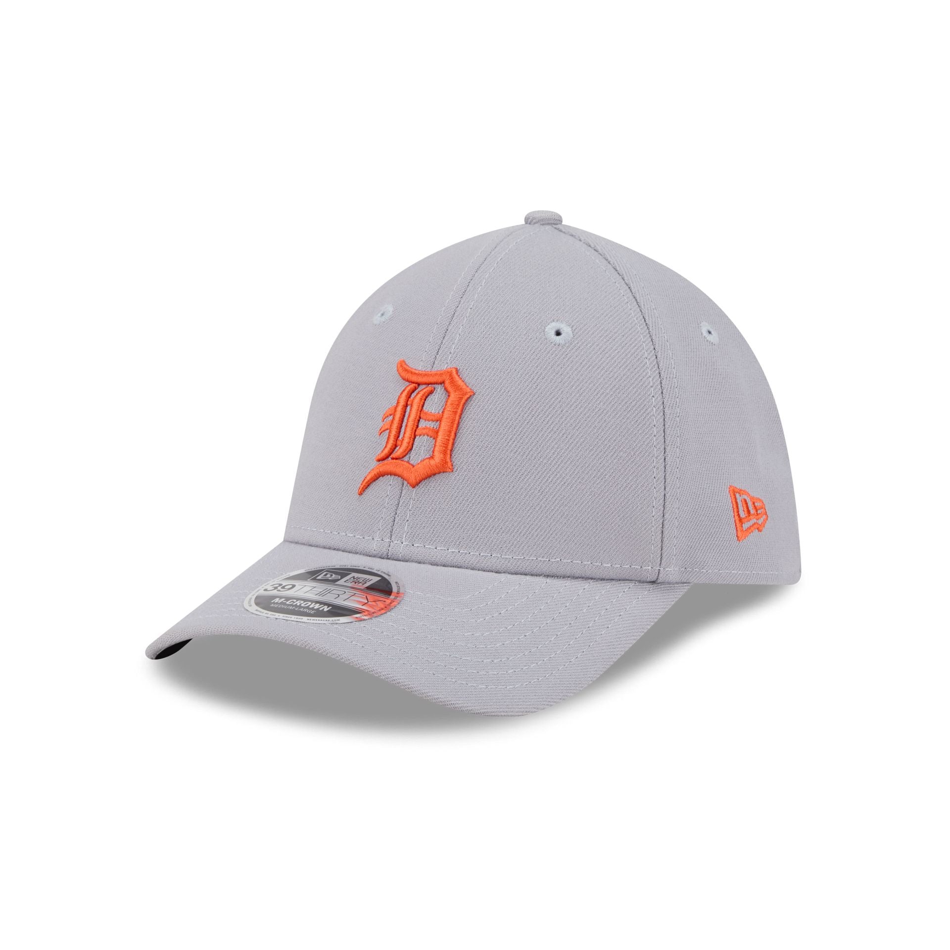 Detroit Tigers Gray 39Thirty M-Crown Stretch Fit Hat