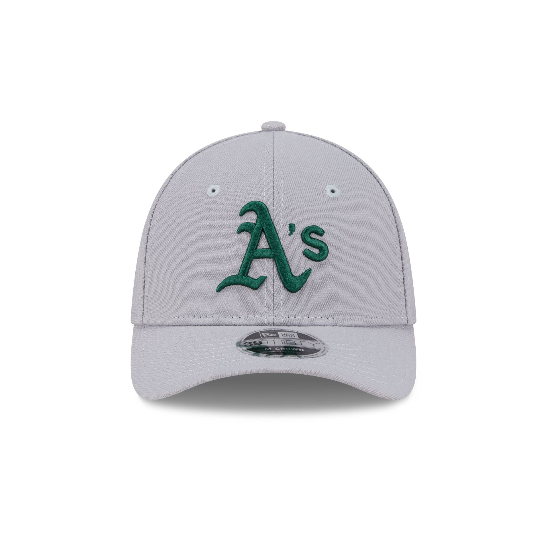 Alternative view of Athletics Gray 39Thirty M-Crown Stretch Fit Hat