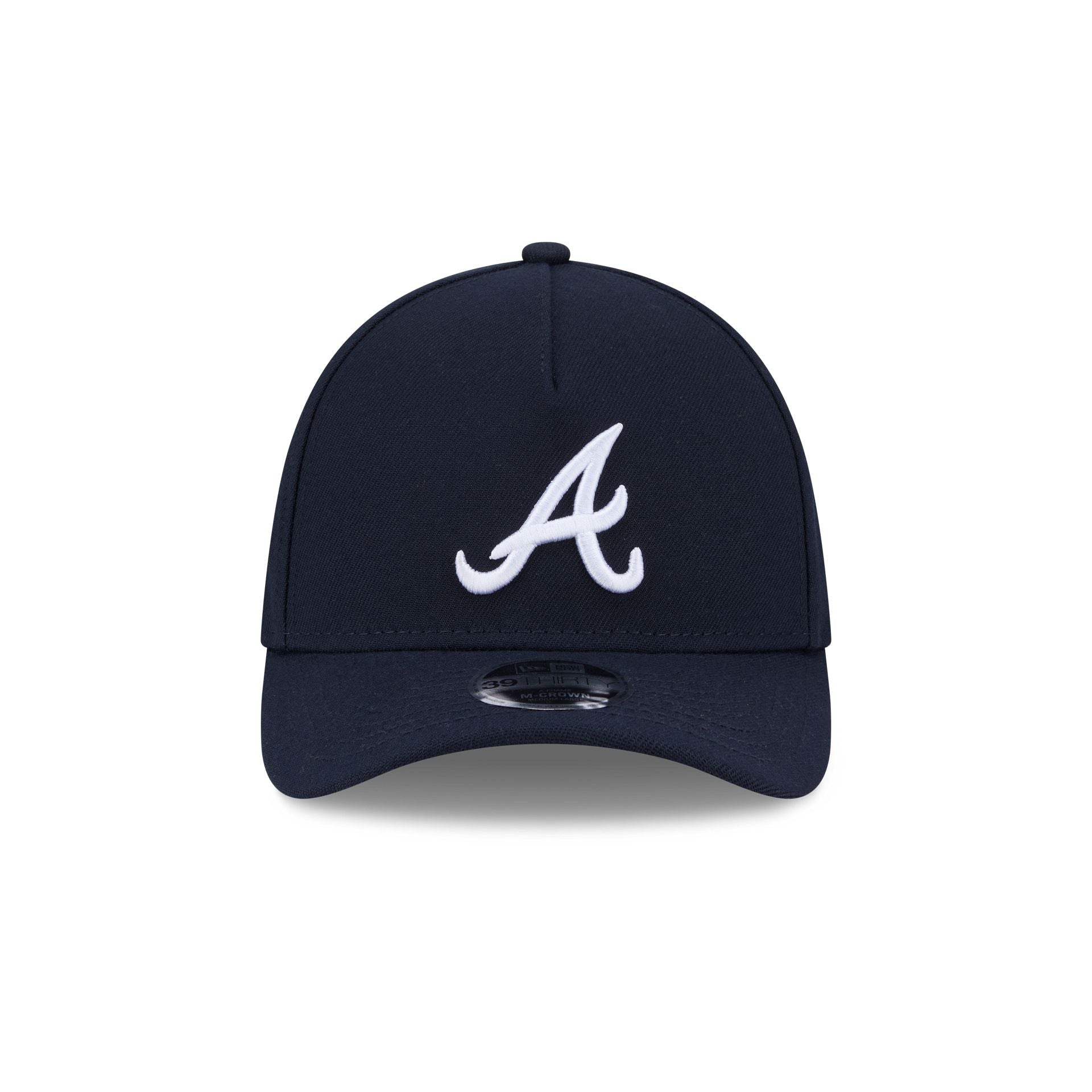 Alternative view of Atlanta Braves 39Thirty M-Crown A-Frame Stretch Fit Hat