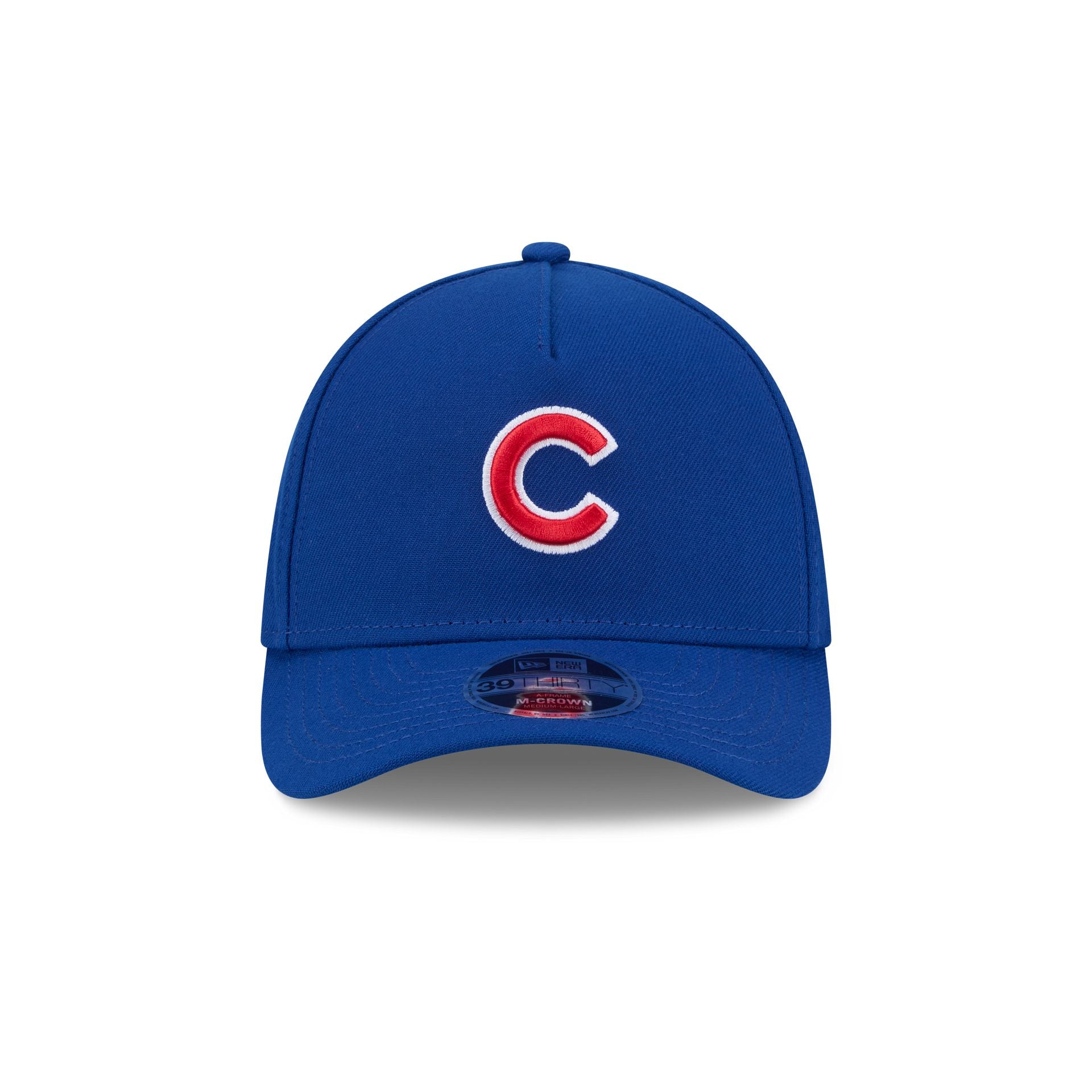 Alternative view of Chicago Cubs 39Thirty M-Crown A-Frame Stretch Fit Hat