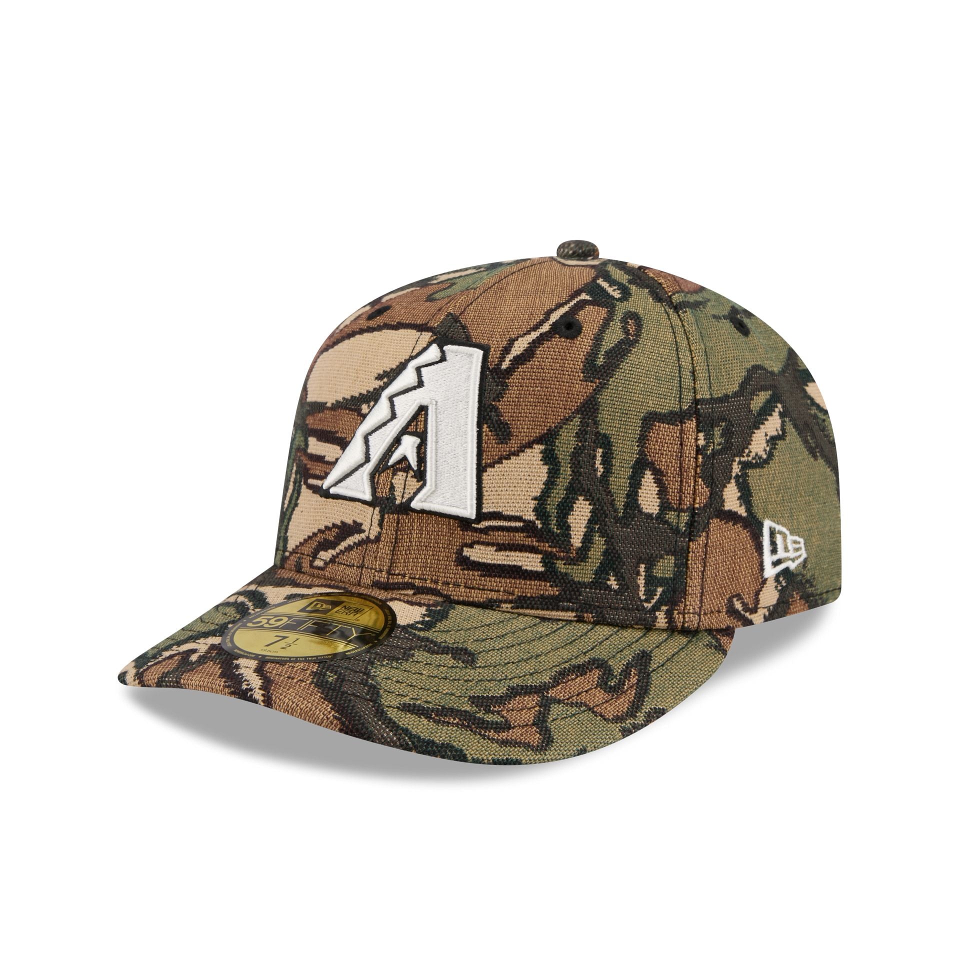 Arizona Diamondbacks Three Looms Jacquard Camo 59Fifty Fitted Hat