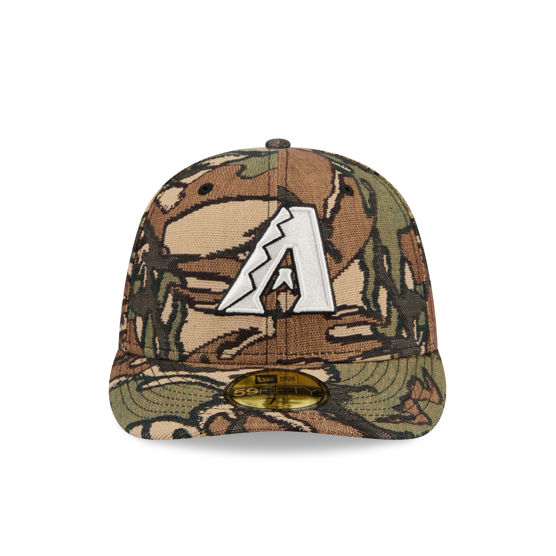 Alternative view of Arizona Diamondbacks Three Looms Jacquard Camo 59Fifty Fitted Hat