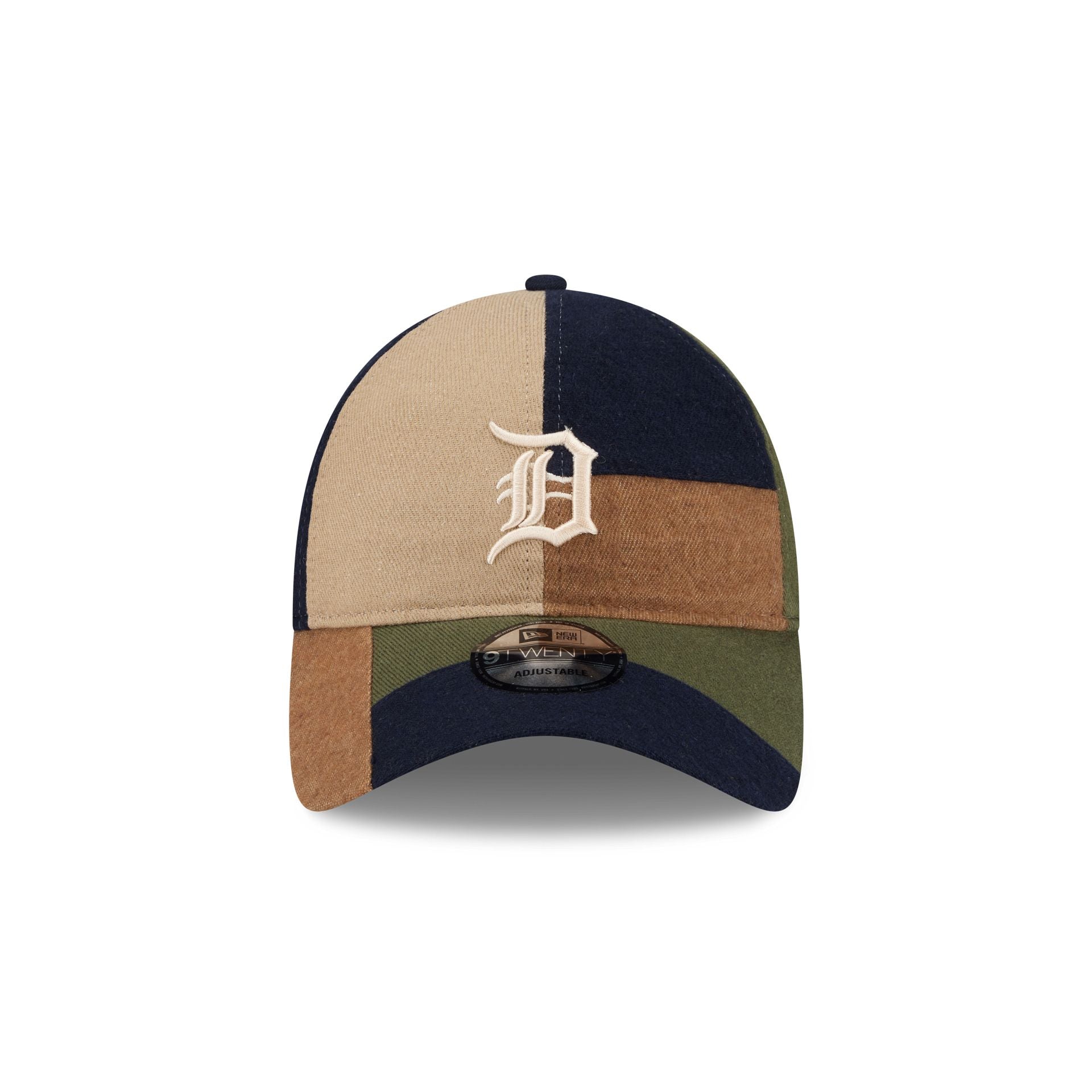 Alternative view of Detroit Tigers Three Looms Cotton Twill Patchwork 9Twenty Adjustable Hat