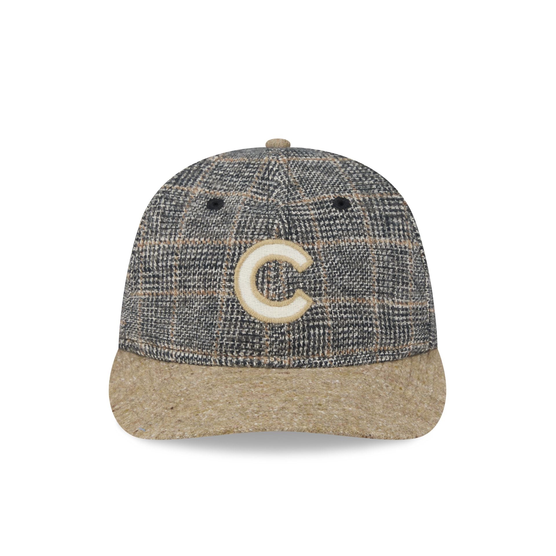 Chicago Cubs Three Looms Vintage Tweed Retro Crown 59Fifty Fitted Hat - Image 2