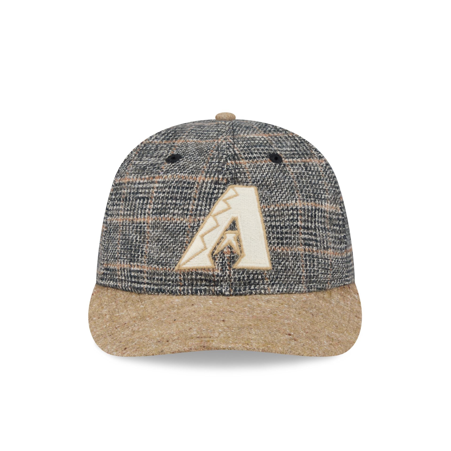 Alternative view of Arizona Diamondbacks Three Looms Vintage Tweed Retro Crown 59Fifty Fitted Hat