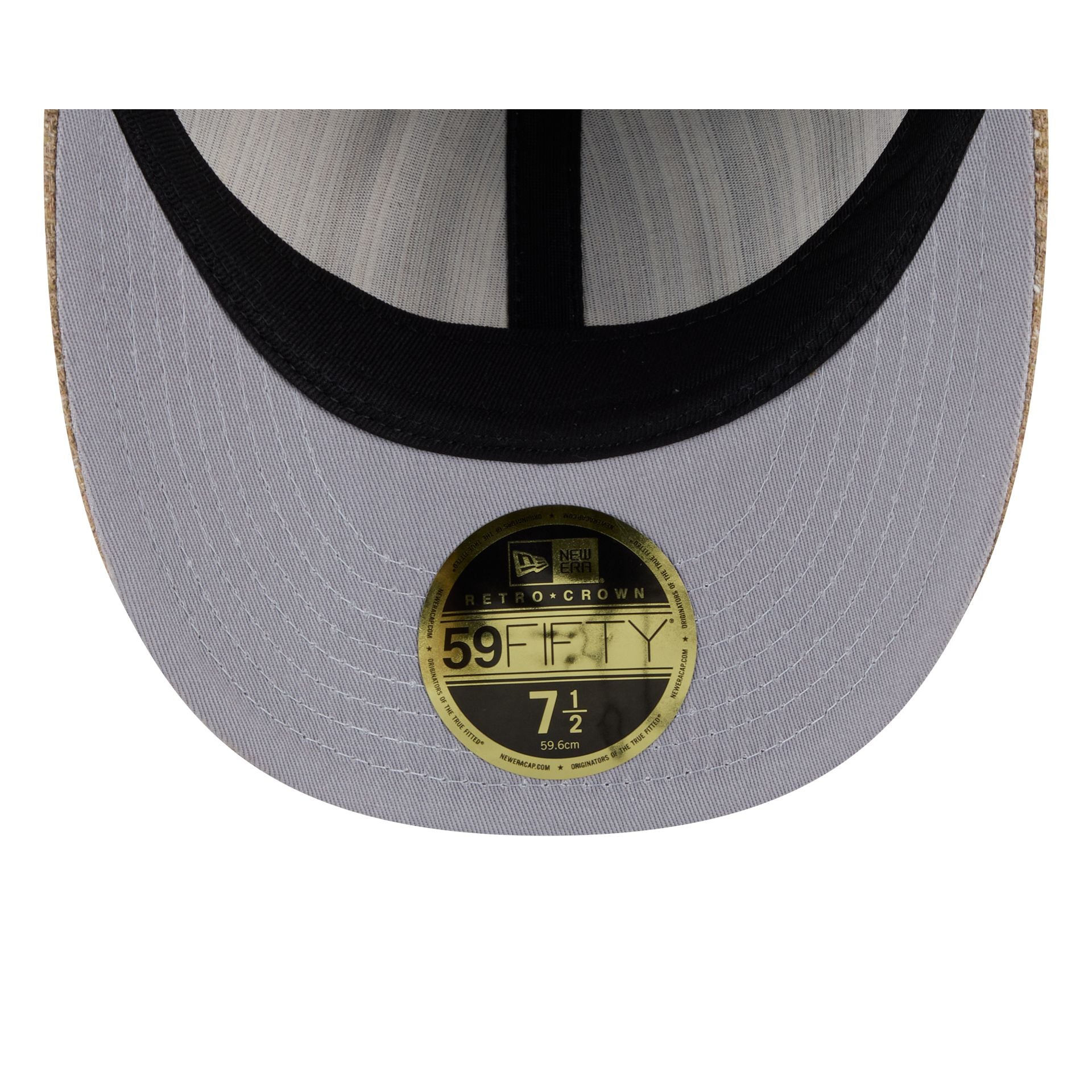 Atlanta Braves Three Looms Vintage Tweed Retro Crown 59Fifty Fitted Hat - Image 7