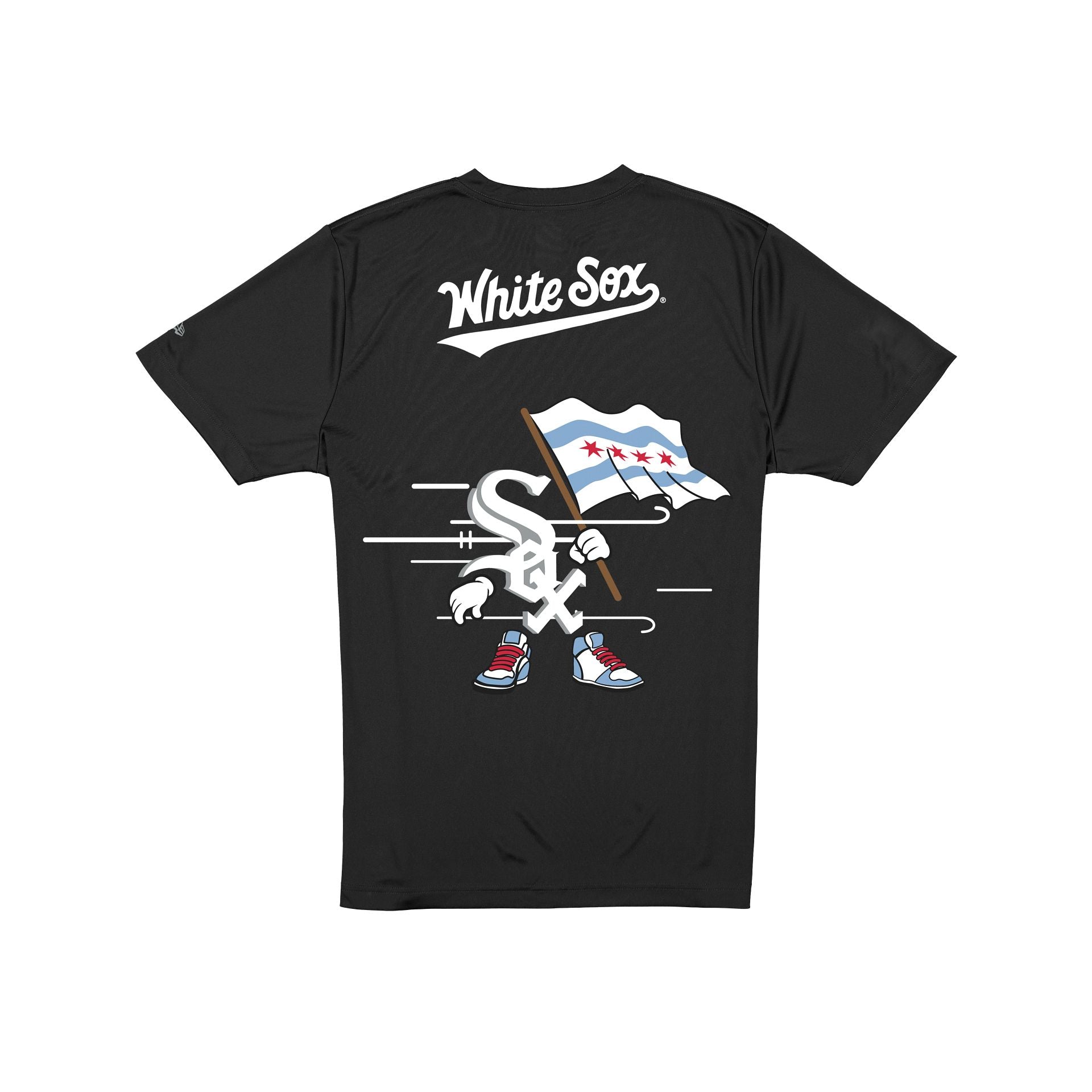 Alternative view of Chicago White Sox Cartoon Black T-Shirt