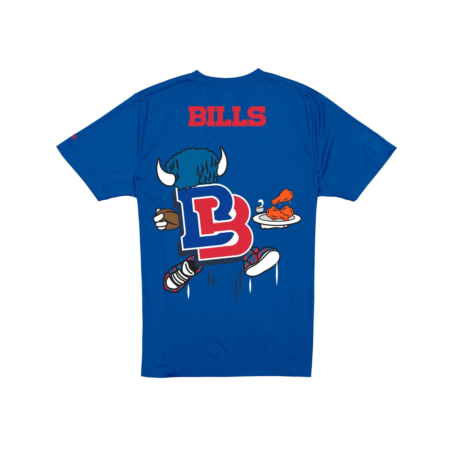Alternative view of Buffalo Bills Cartoon Blue T-Shirt