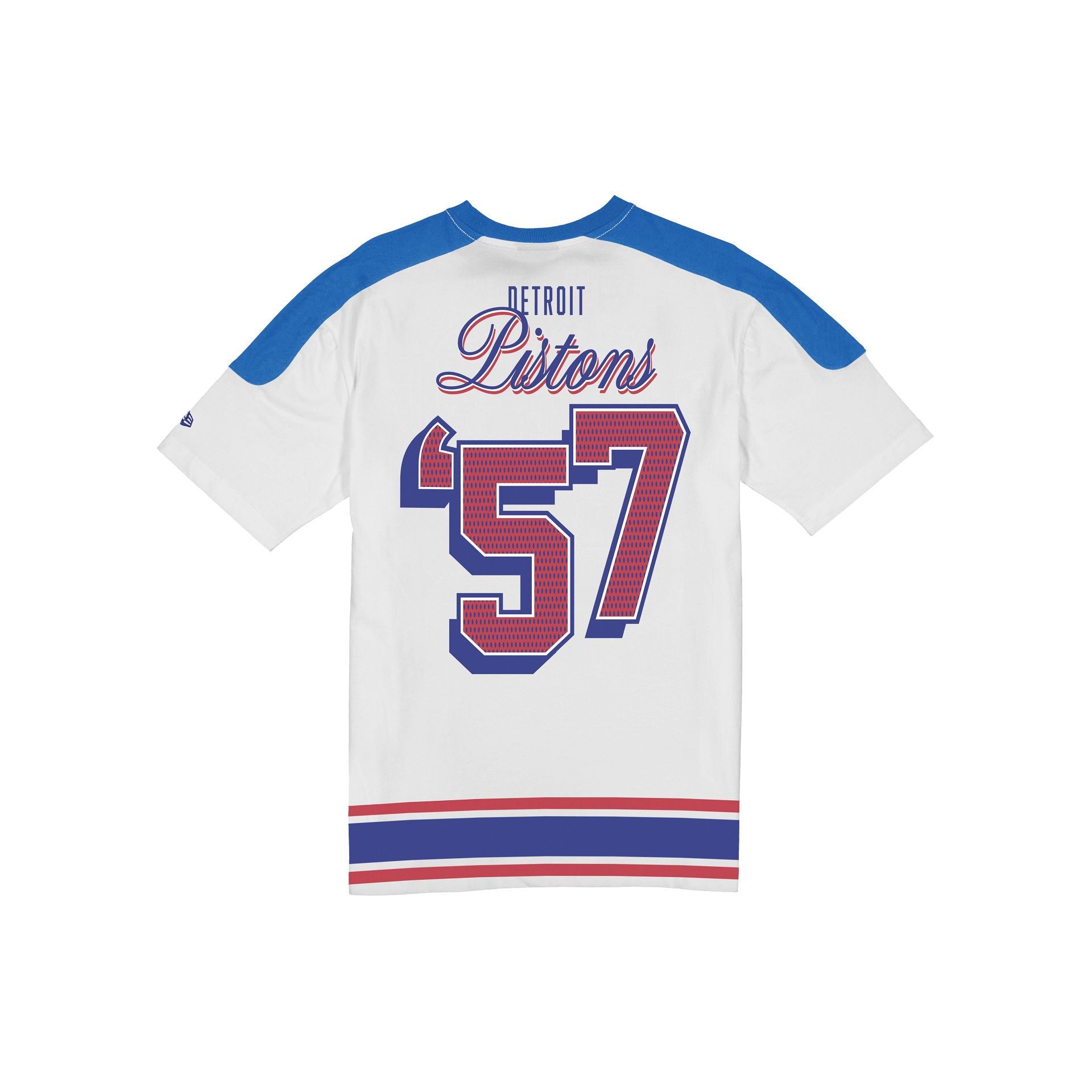 Alternative view of Detroit Pistons Sport Classics Vintage White T-Shirt