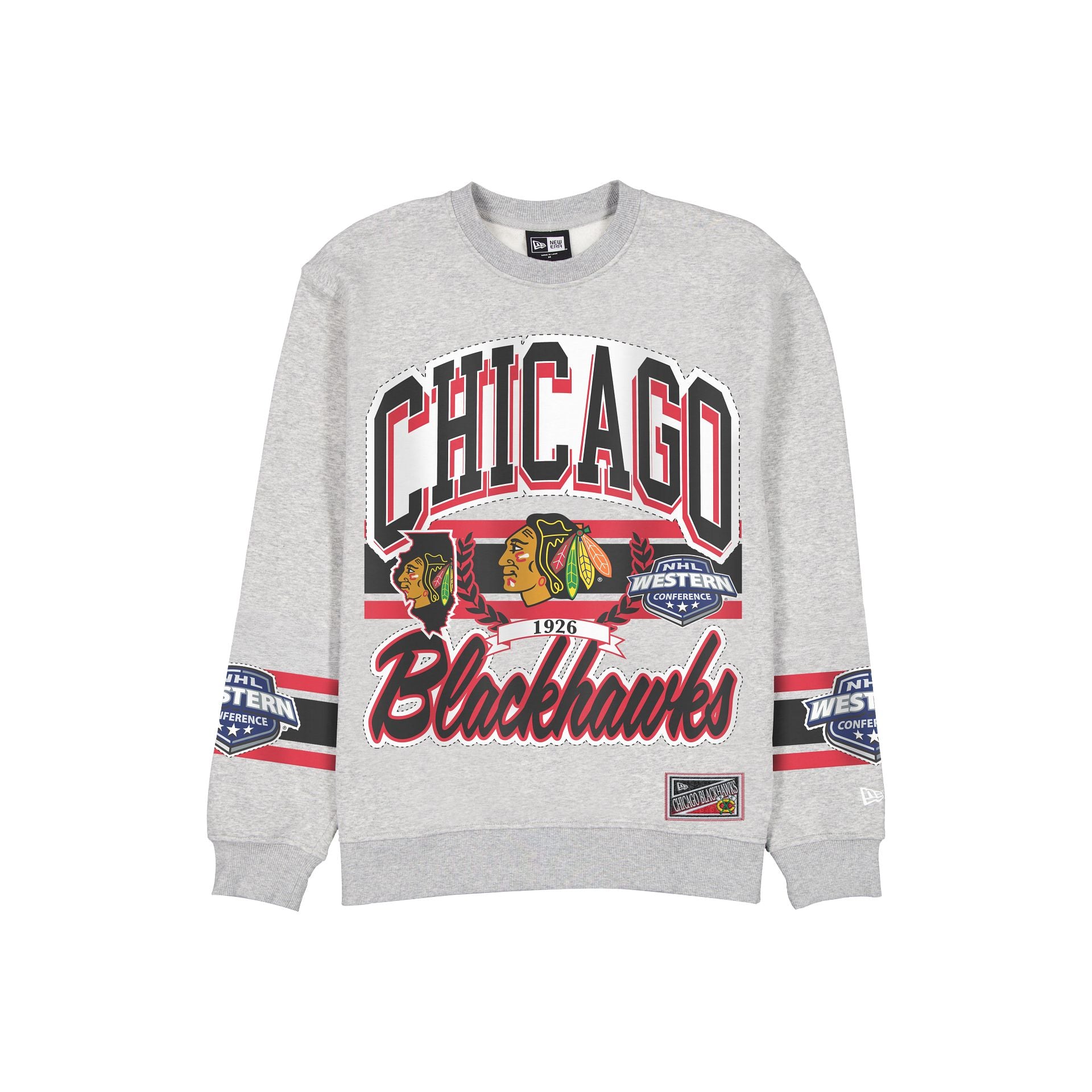 Chicago Blackhawks Sport Classics Vintage Gray Crewneck
