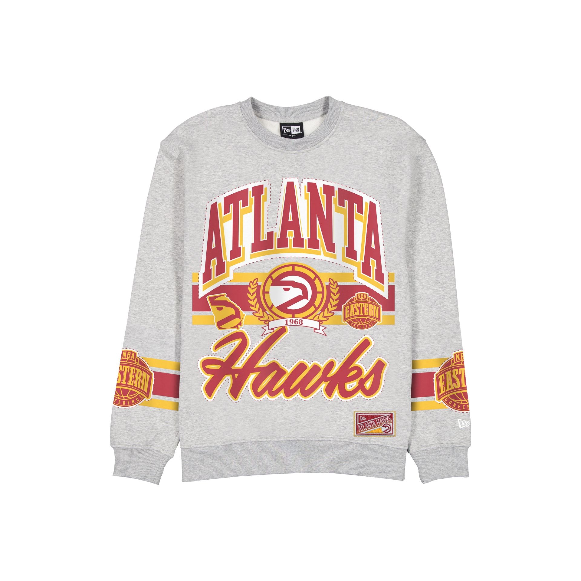 Atlanta Hawks Sport Classics Vintage Gray Crewneck