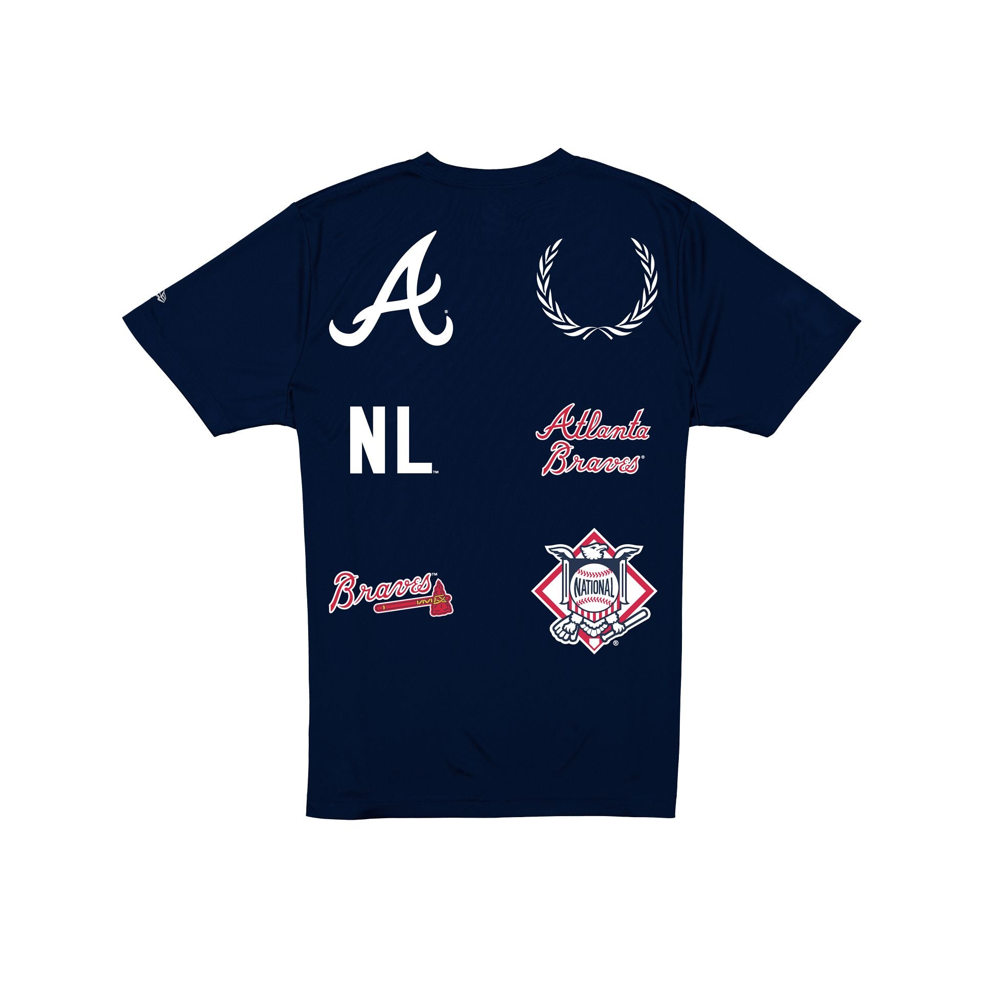 Alternative view of Atlanta Braves Match Day Navy T-Shirt