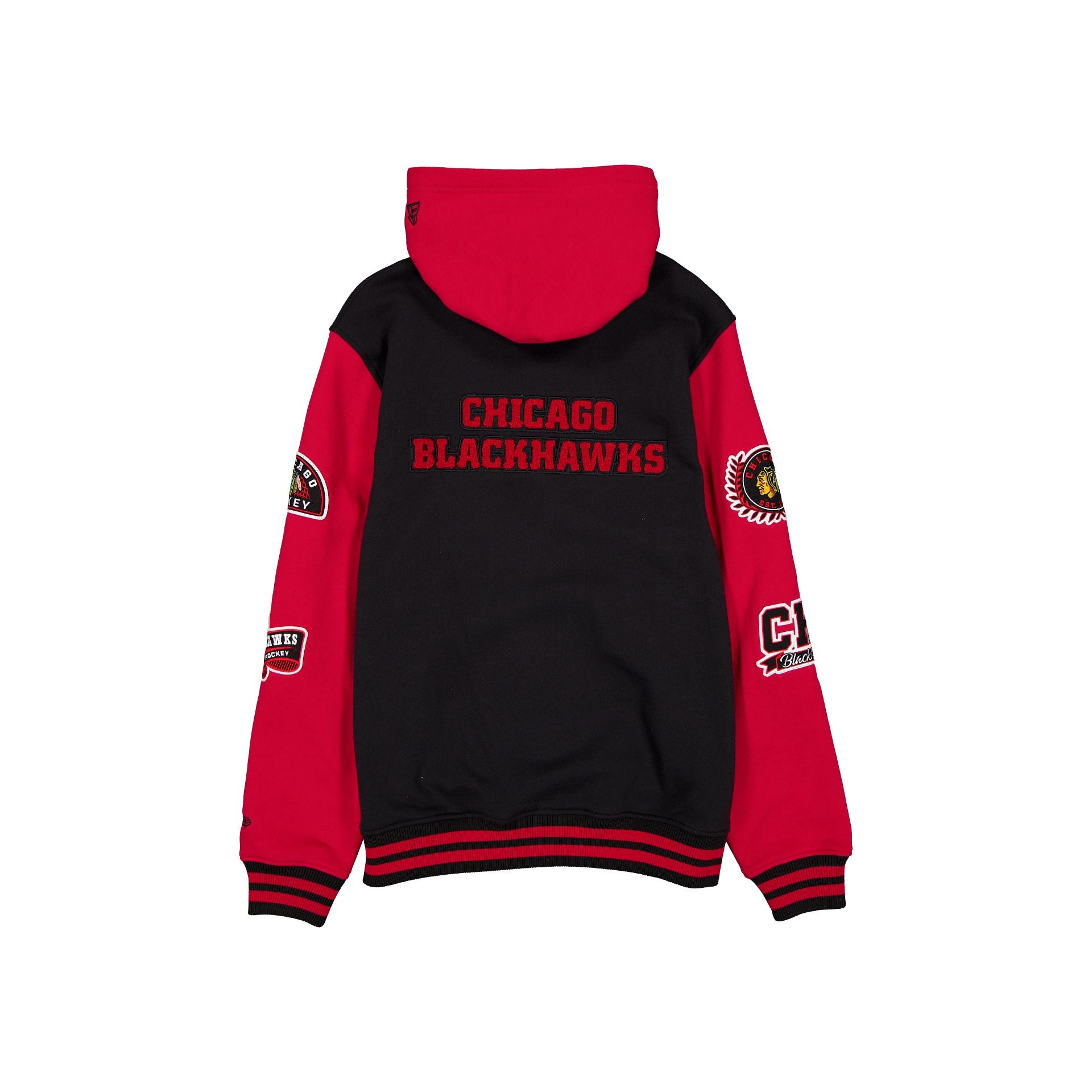 Alternative view of Chicago Blackhawks Throwback Patch Jacket