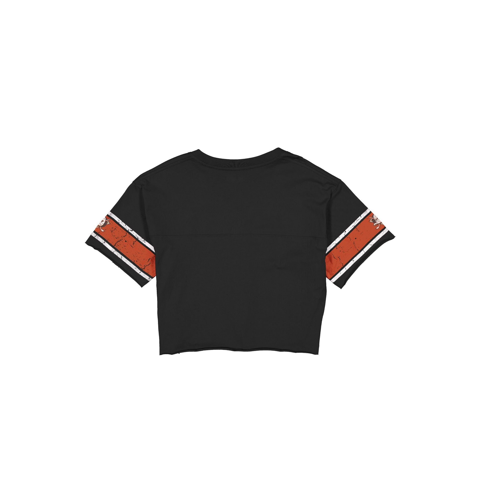 Alternative view of Anaheim Ducks Throwback Women's Cropped T-Shirt