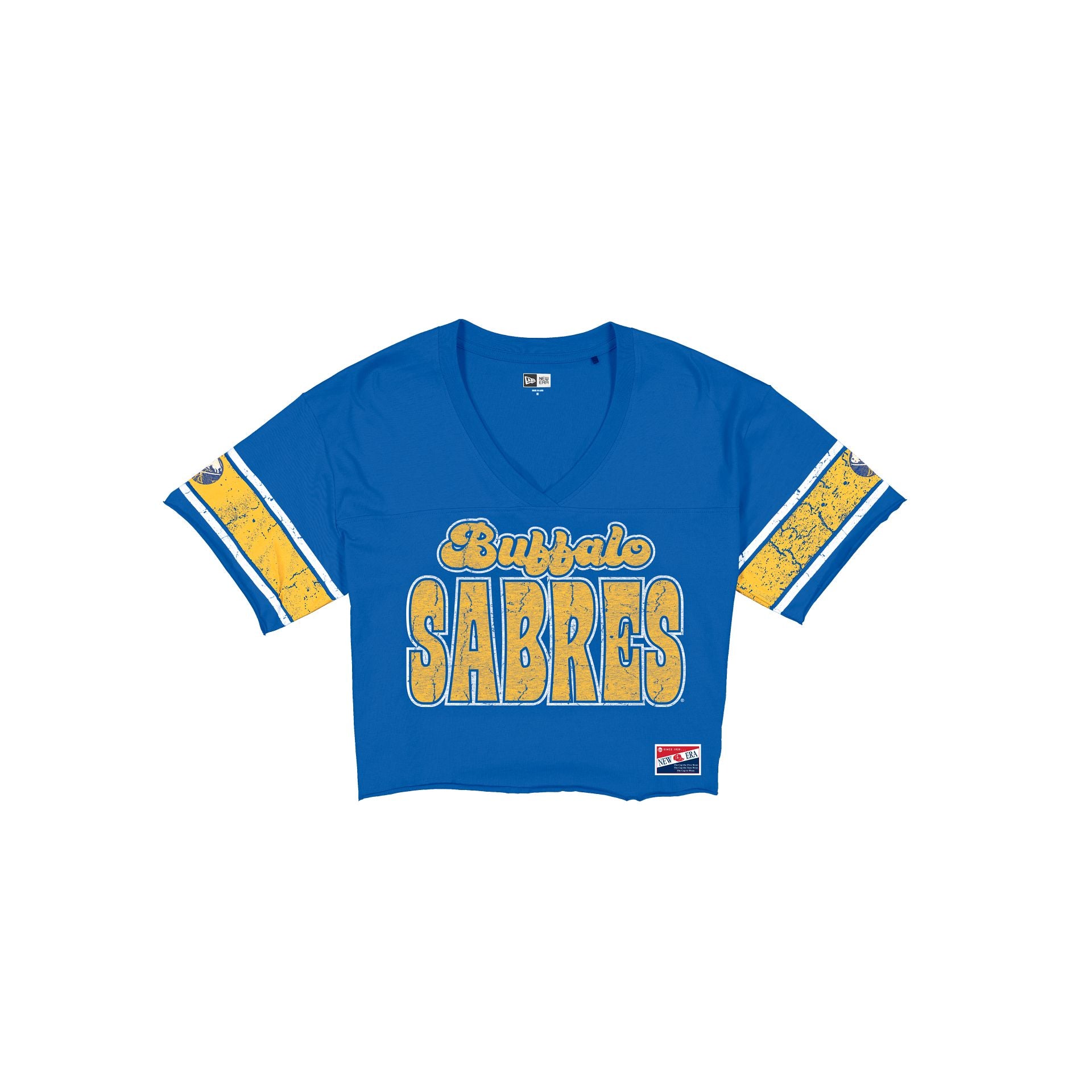 Buffalo Sabres Throwback Women's Cropped T-Shirt