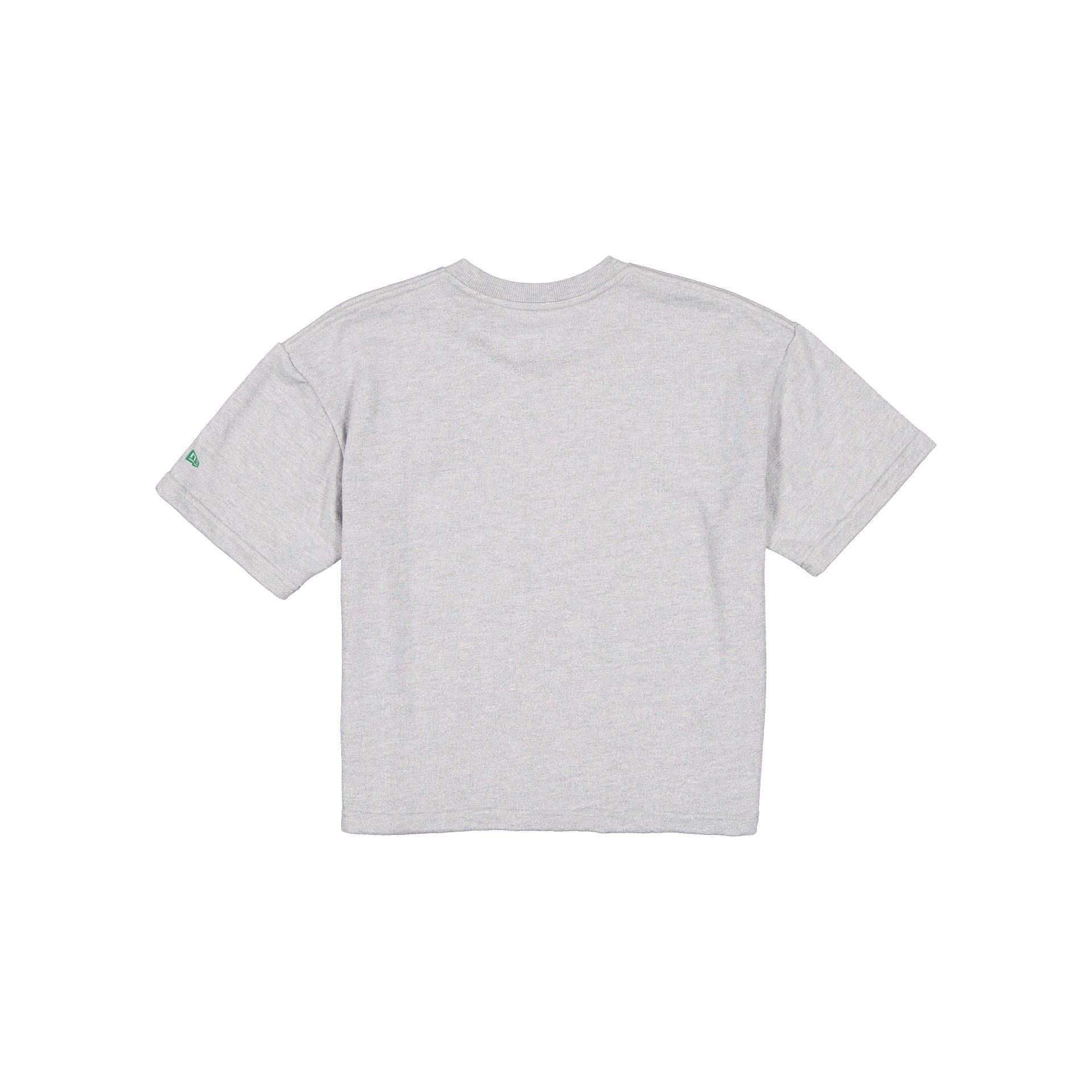 Alternative view of Boston Celtics Glam Game Women's Cropped Heather Gray T-Shirt