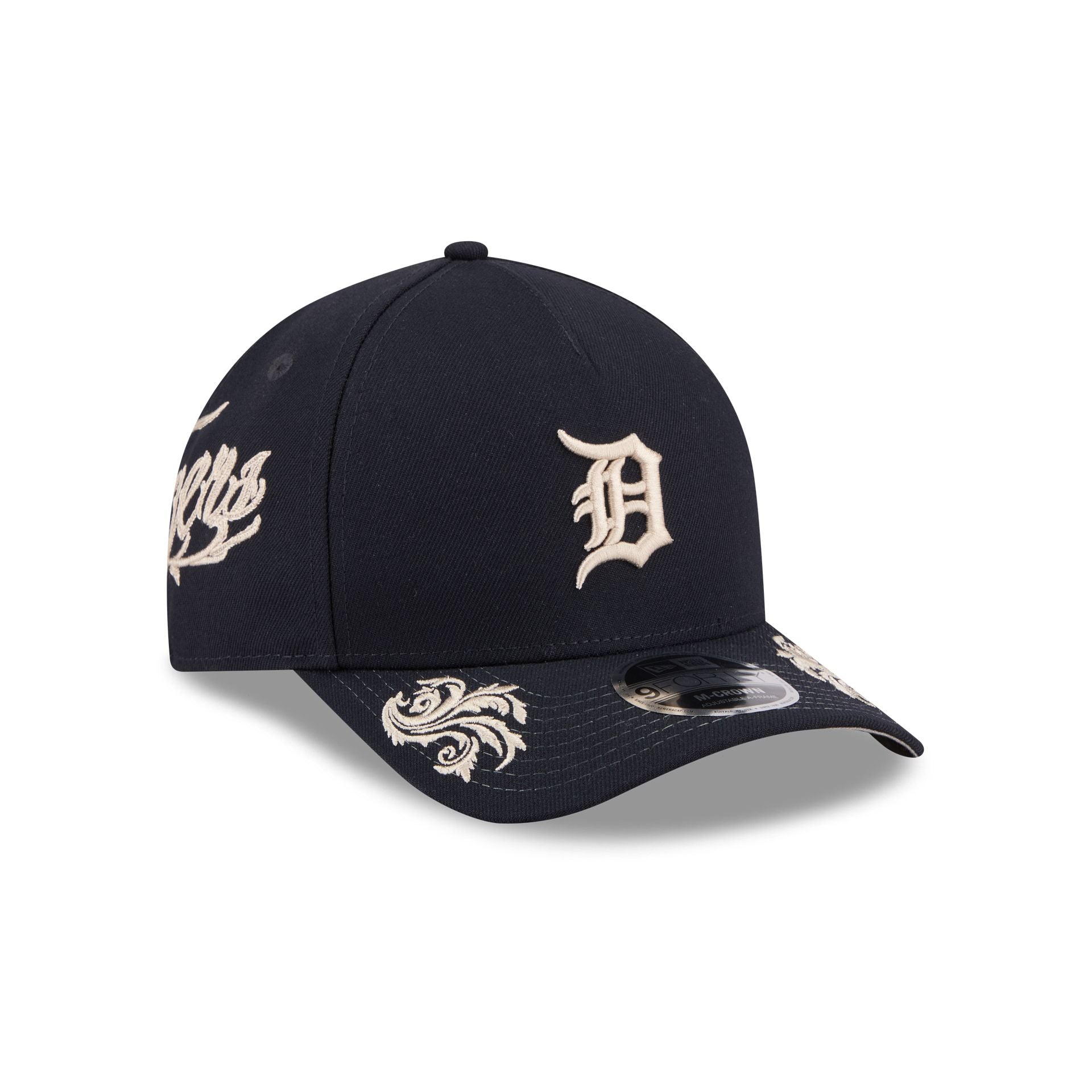 Detroit Tigers Script 9Forty M-Crown A-Frame Snapback Hat