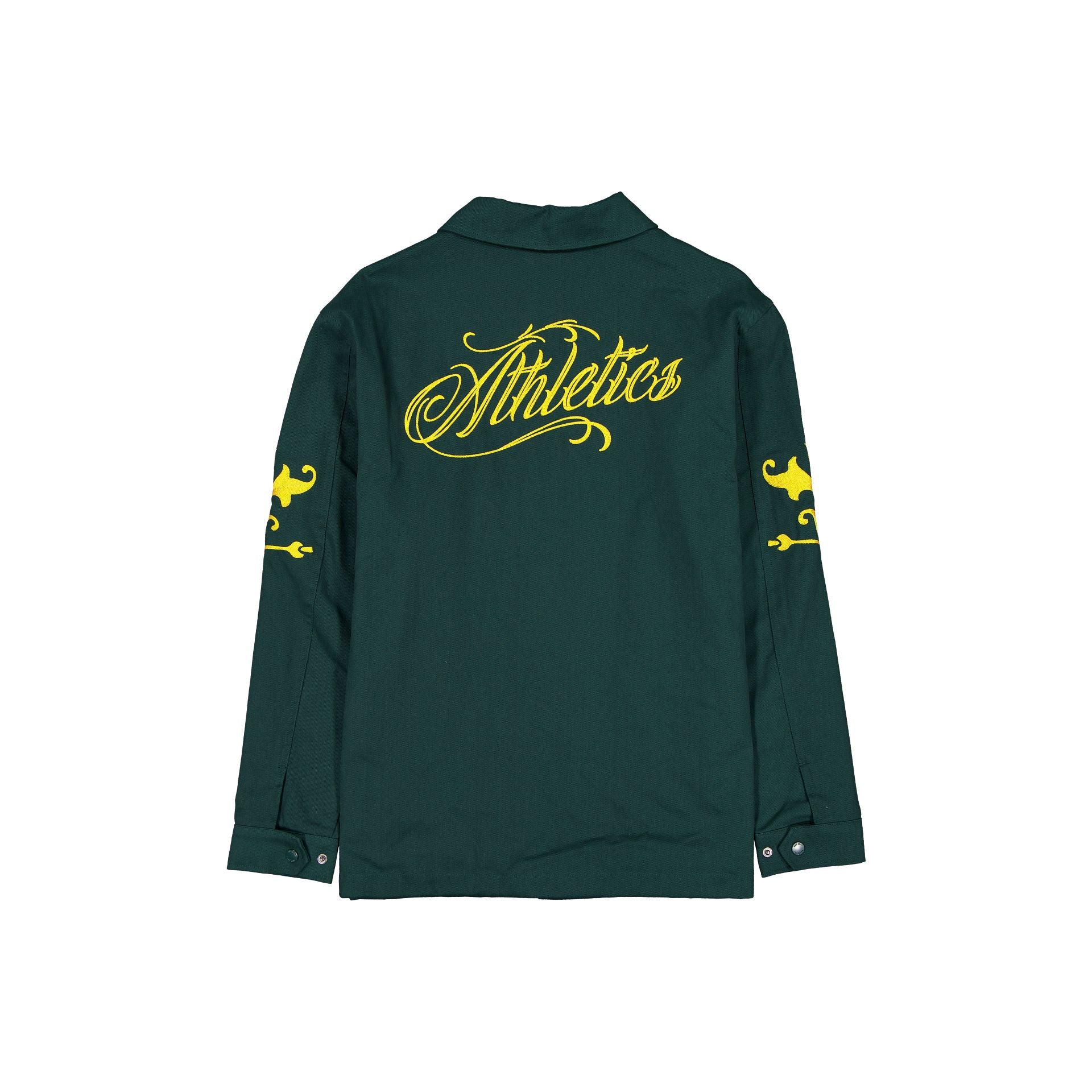 Alternative view of Athletics Script Coaches Jacket