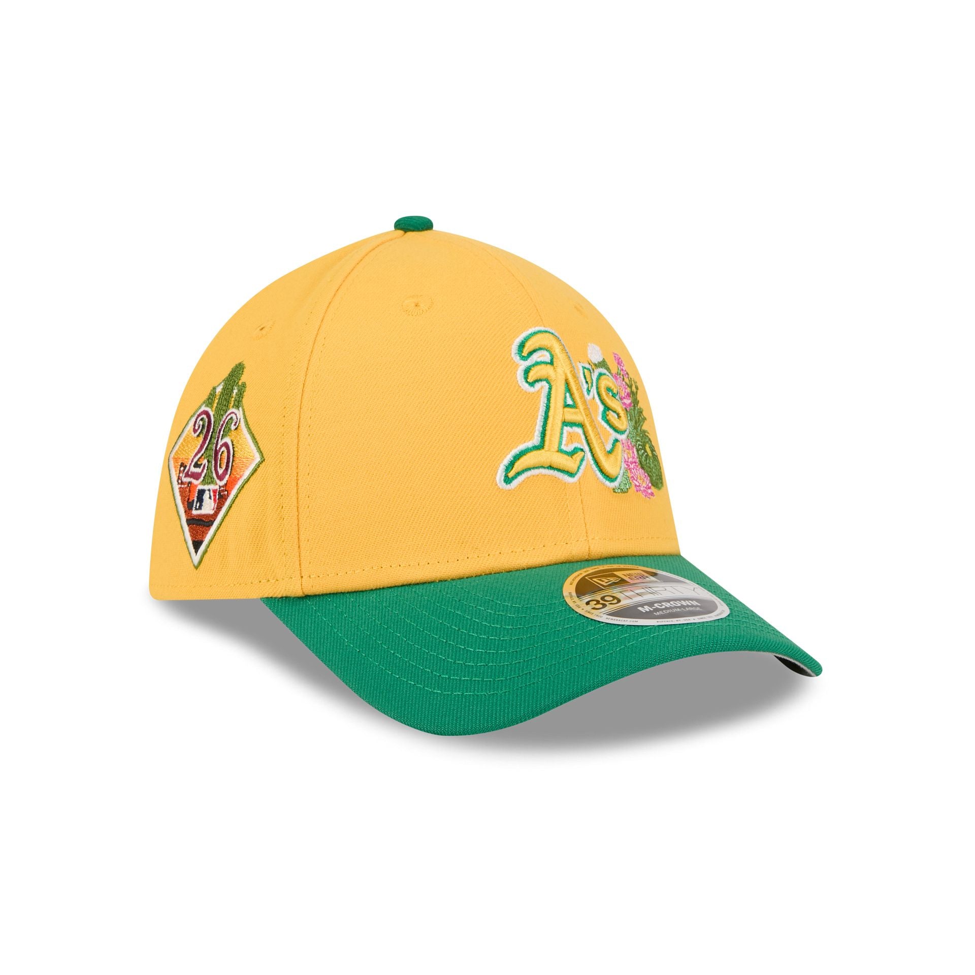 Athletics 2026 Spring Training 39Thirty M-Crown Stretch Fit Hat