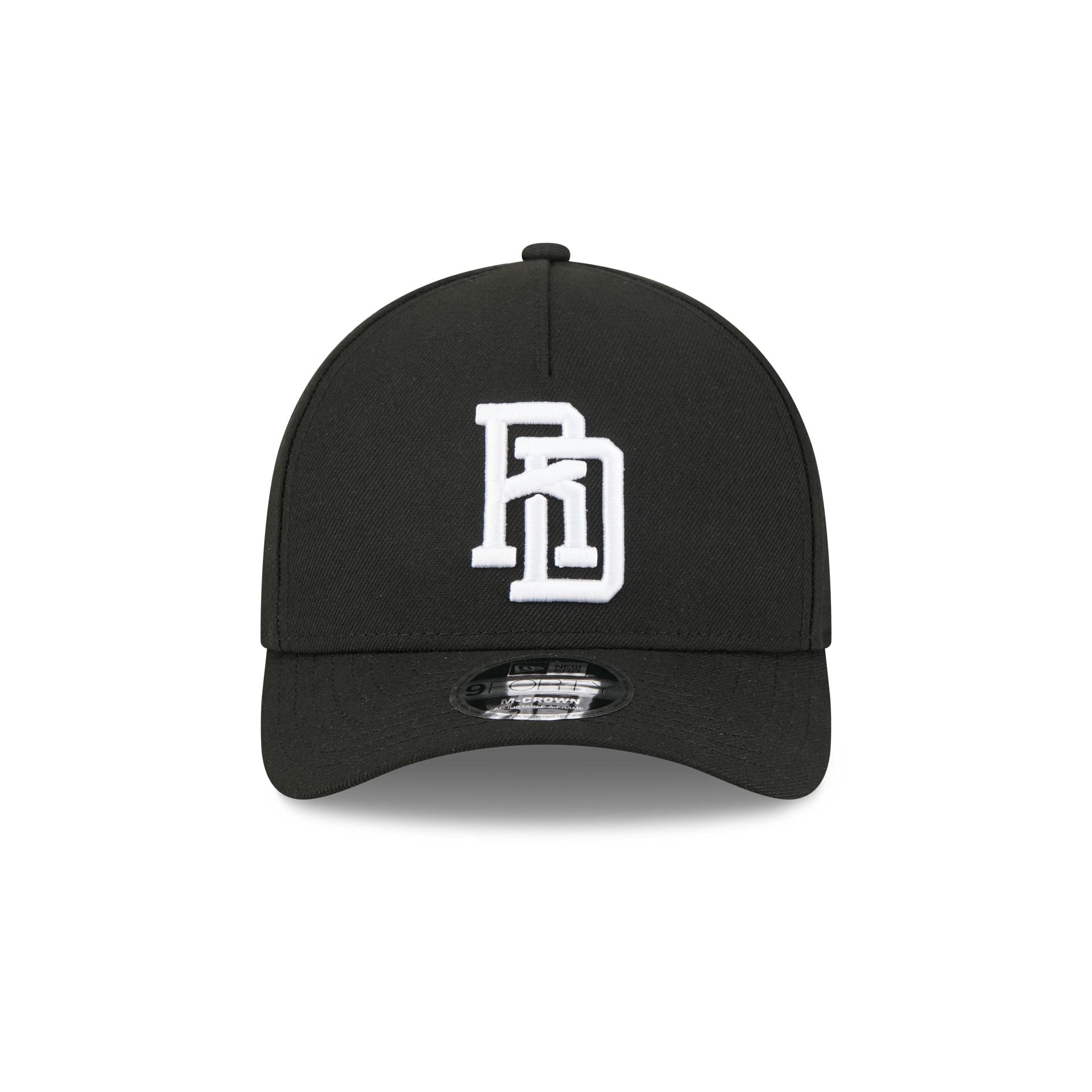 Alternative view of Dominican Republic World Baseball Classic Black And White 9Forty M-Crown A-Frame Snapback Hat