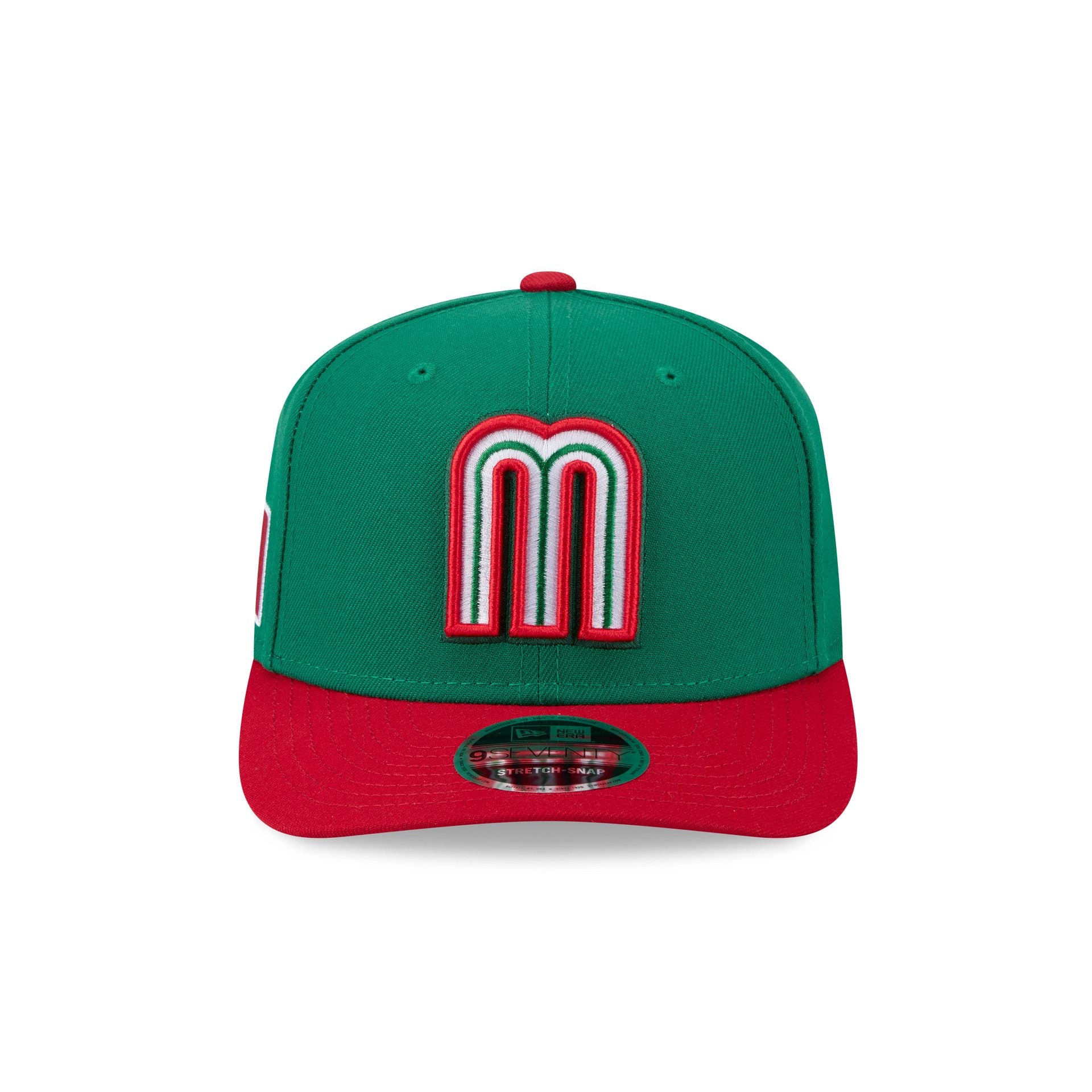 Alternative view of 2026 World Baseball Classic Mexico 9Seventy Stretch-Snap Hat