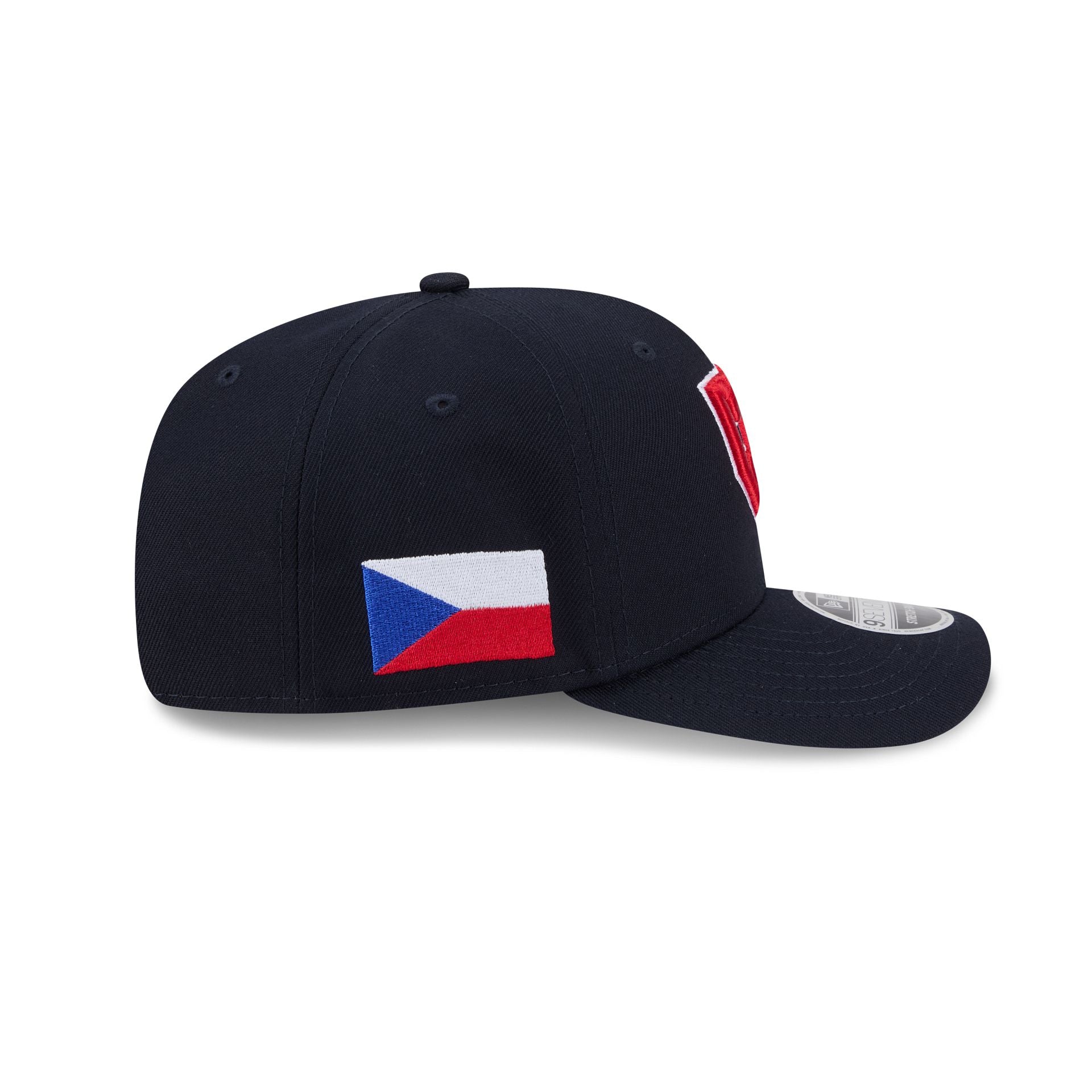 2026 World Baseball Classic Czechia 9Seventy Stretch-Snap Hat - Image 4